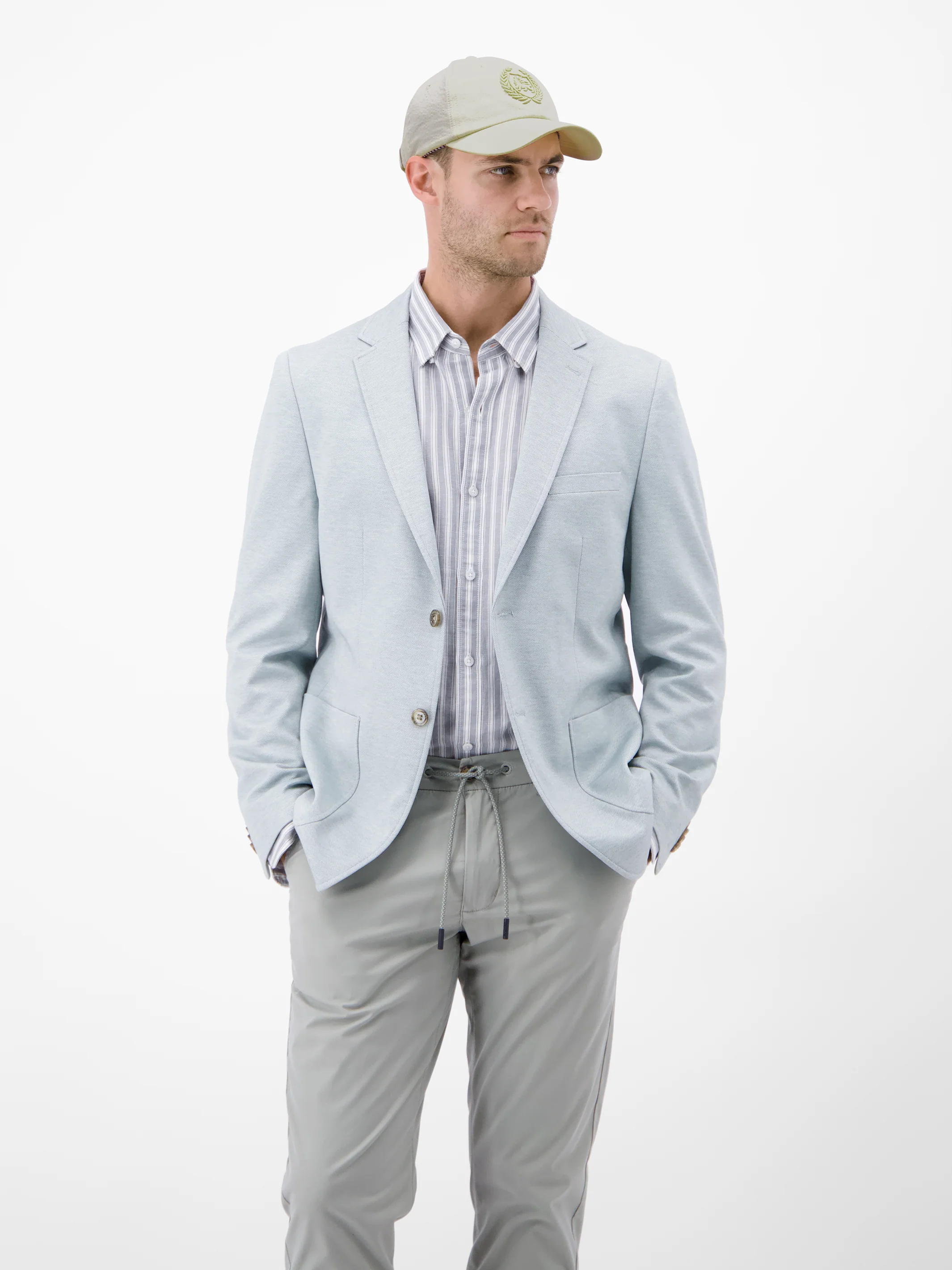 Basecap aus Seersucker-Kunstgewebe - Image 6