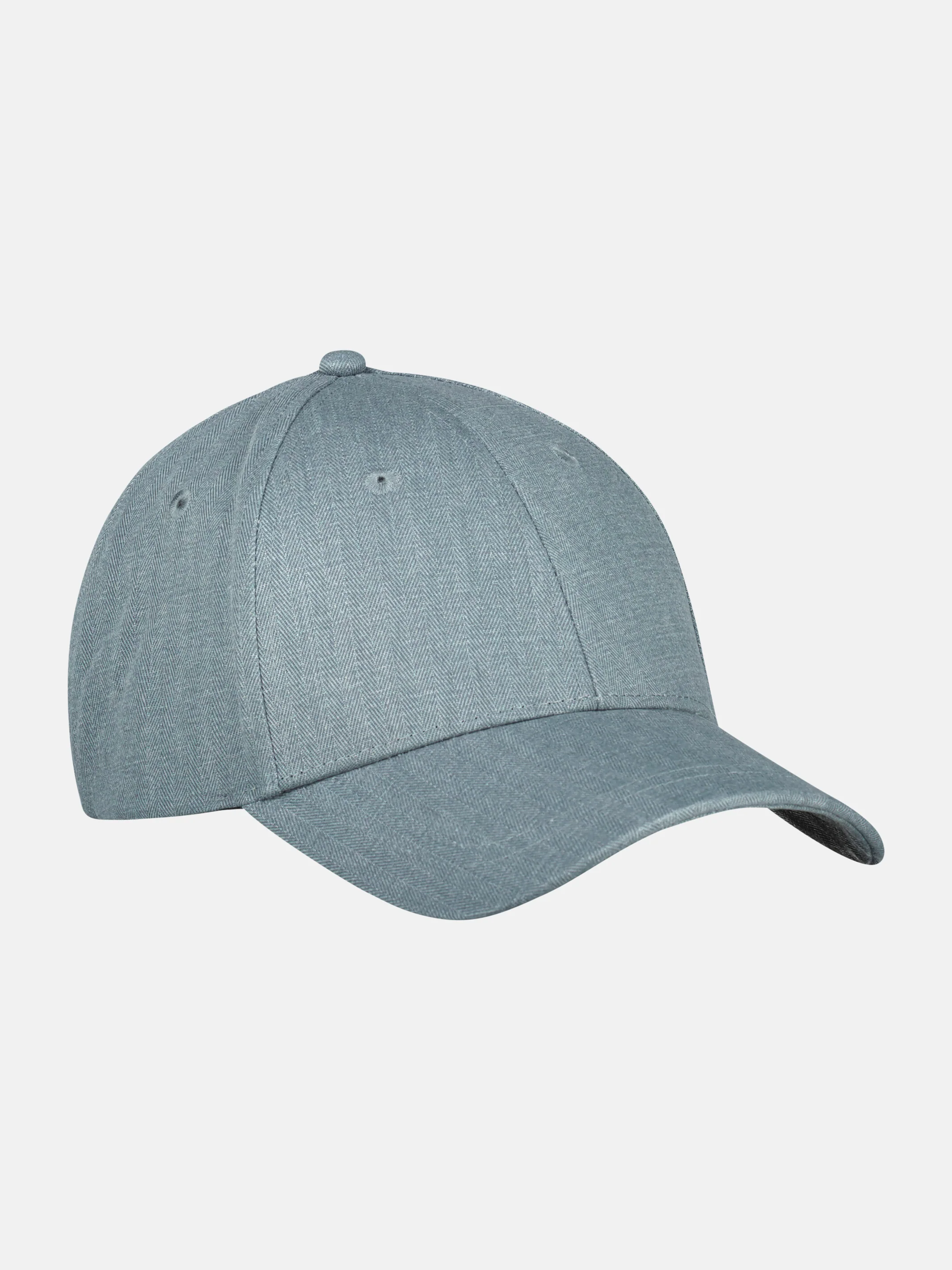 Basecap in Fischgrätstruktur, unifarben - Image 4
