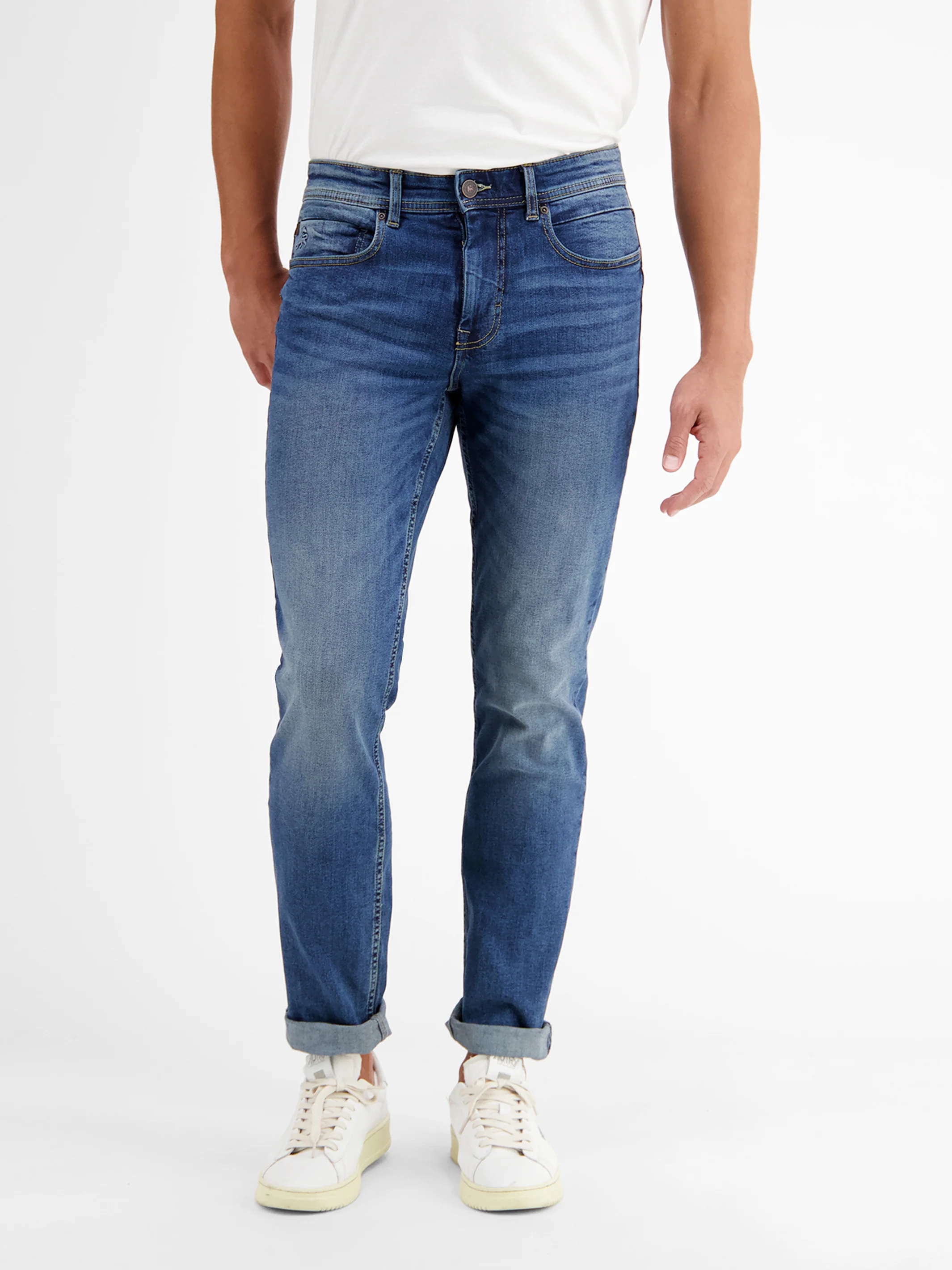 BAXTER 5-Pocket-Denim im Used-Look, RELAXED FIT - Image 3