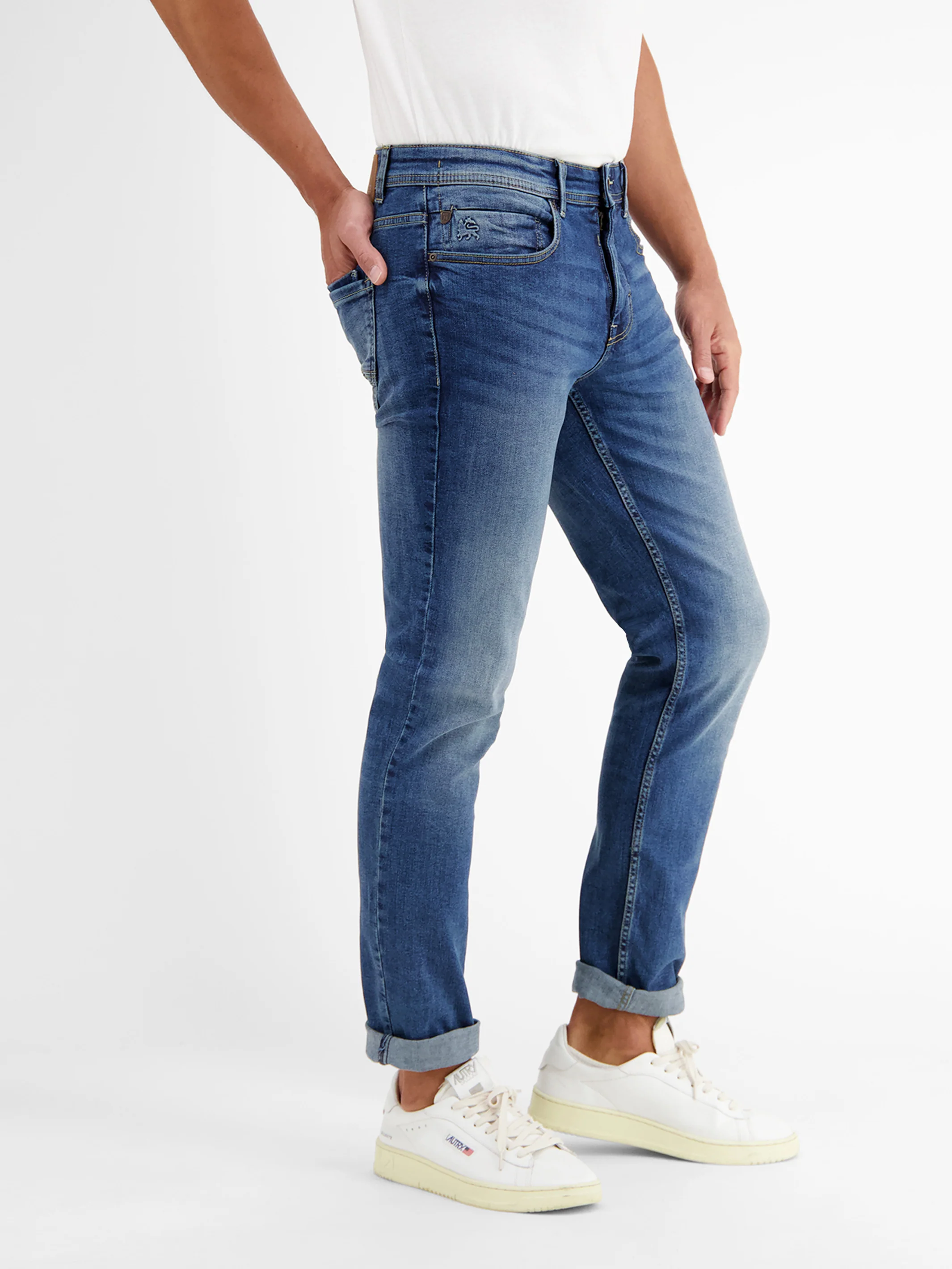 BAXTER 5-Pocket-Denim im Used-Look, RELAXED FIT - Image 5