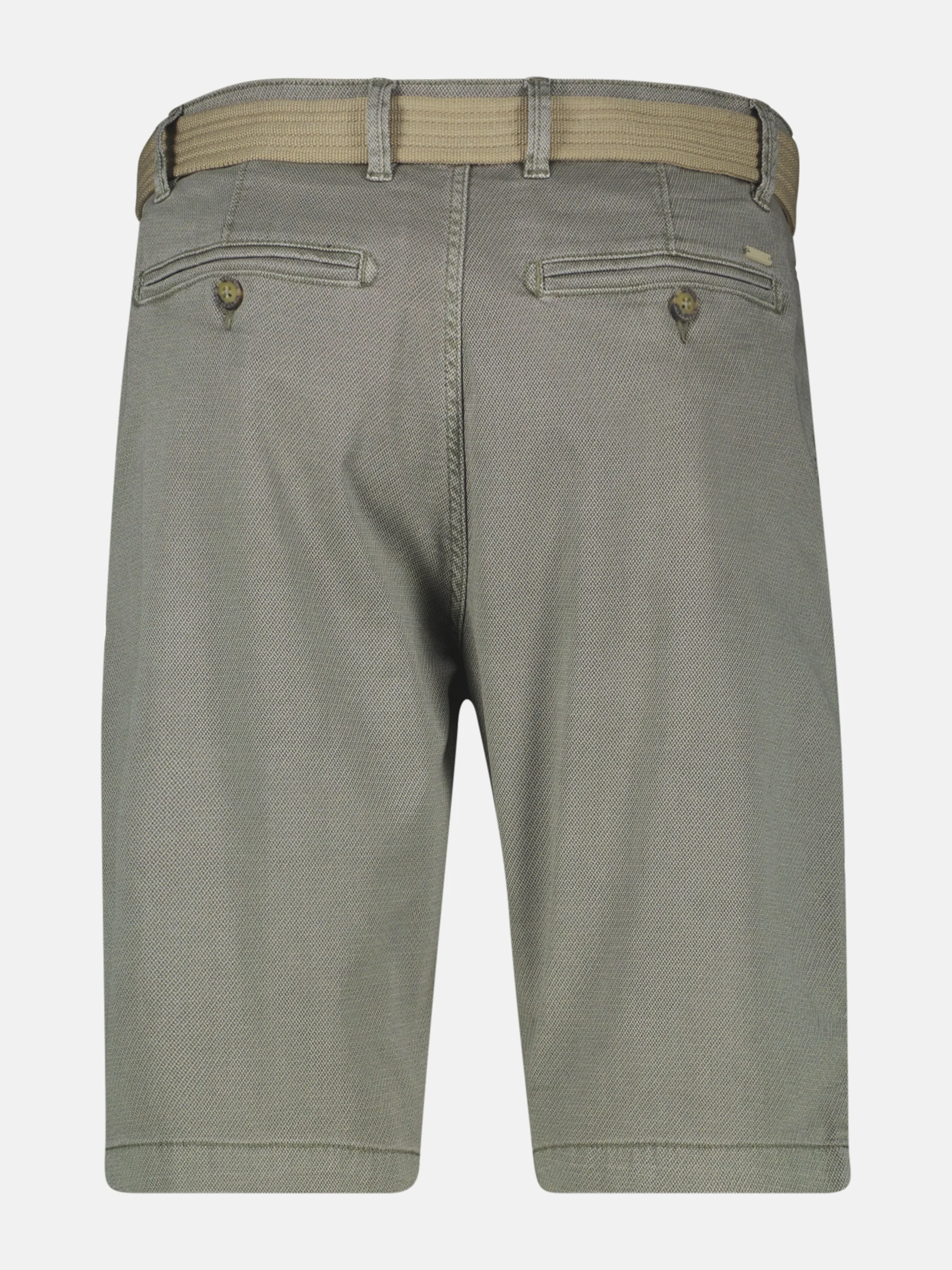 Bequeme Chino-Bermuda mit Gürtel und Minimalprint - Image 23