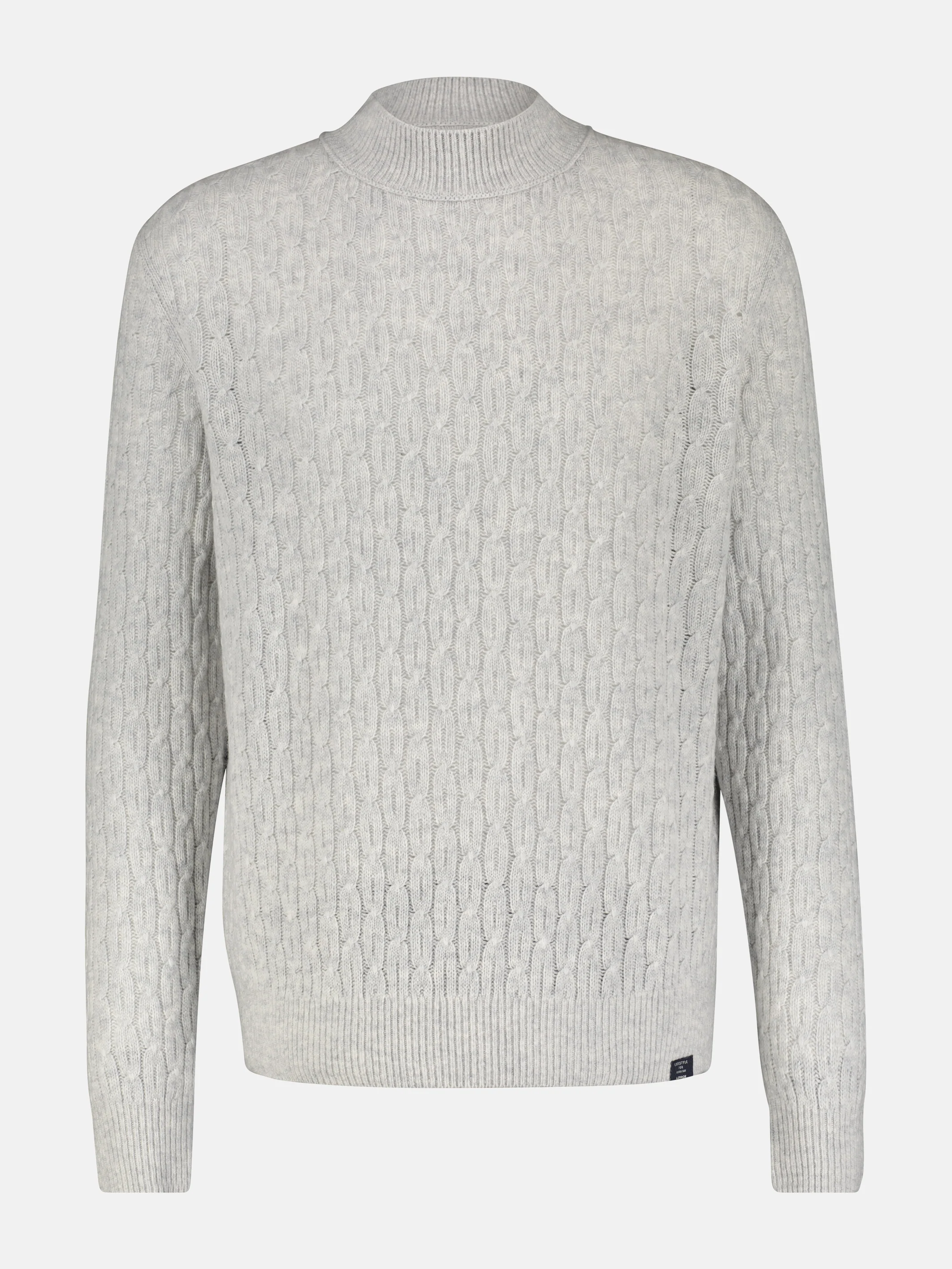 Cable-Strickpullover mit Turtleneck - Image 8
