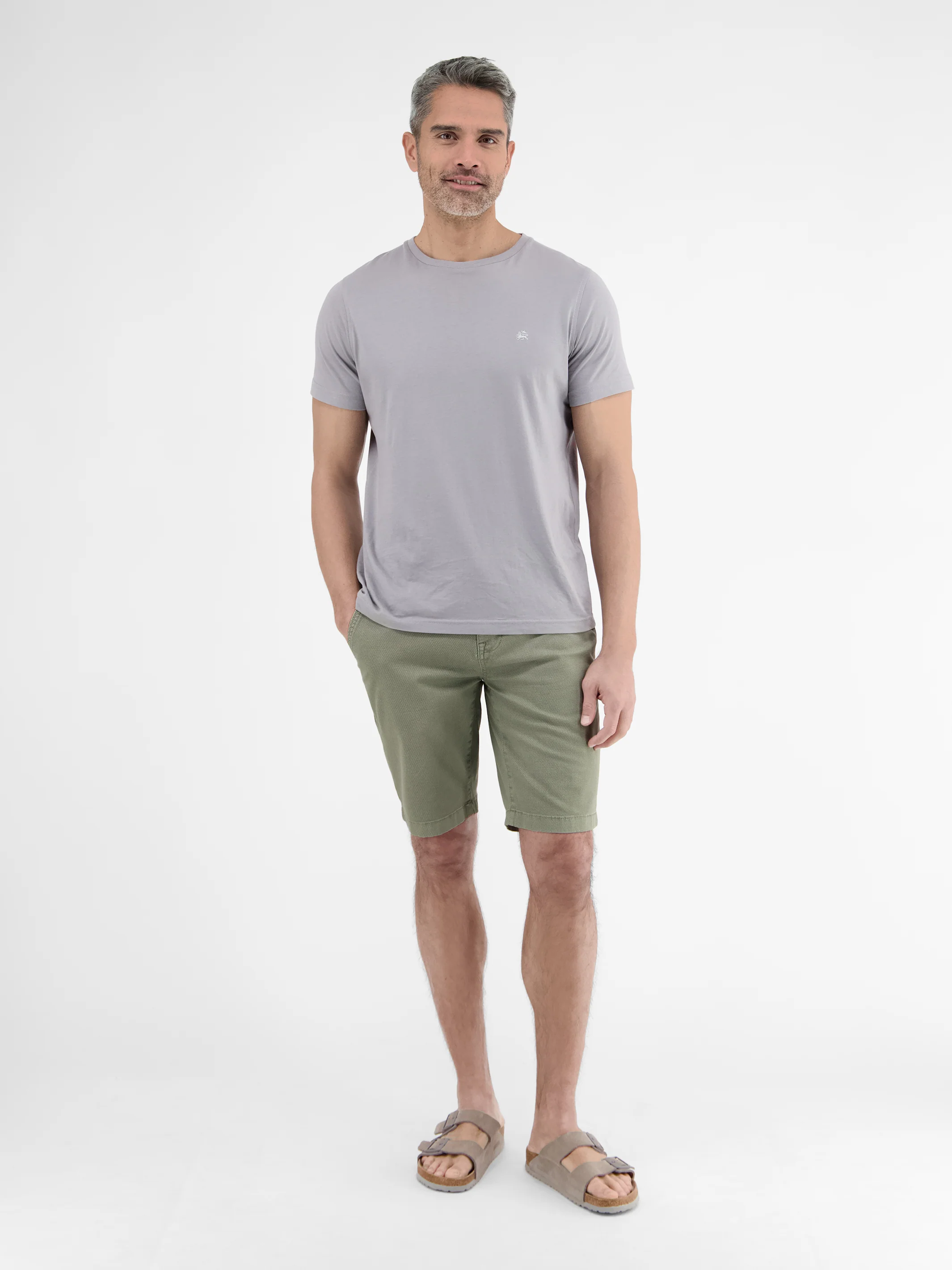 Chino-Bermuda mit Gürtel - Image 12