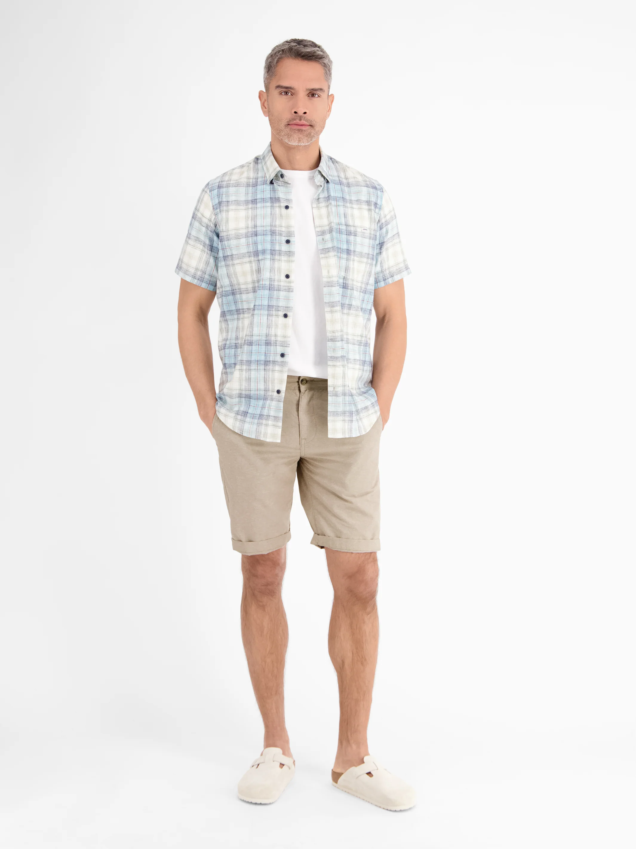 Chino-Bermuda mit Leinenanteil - Image 19