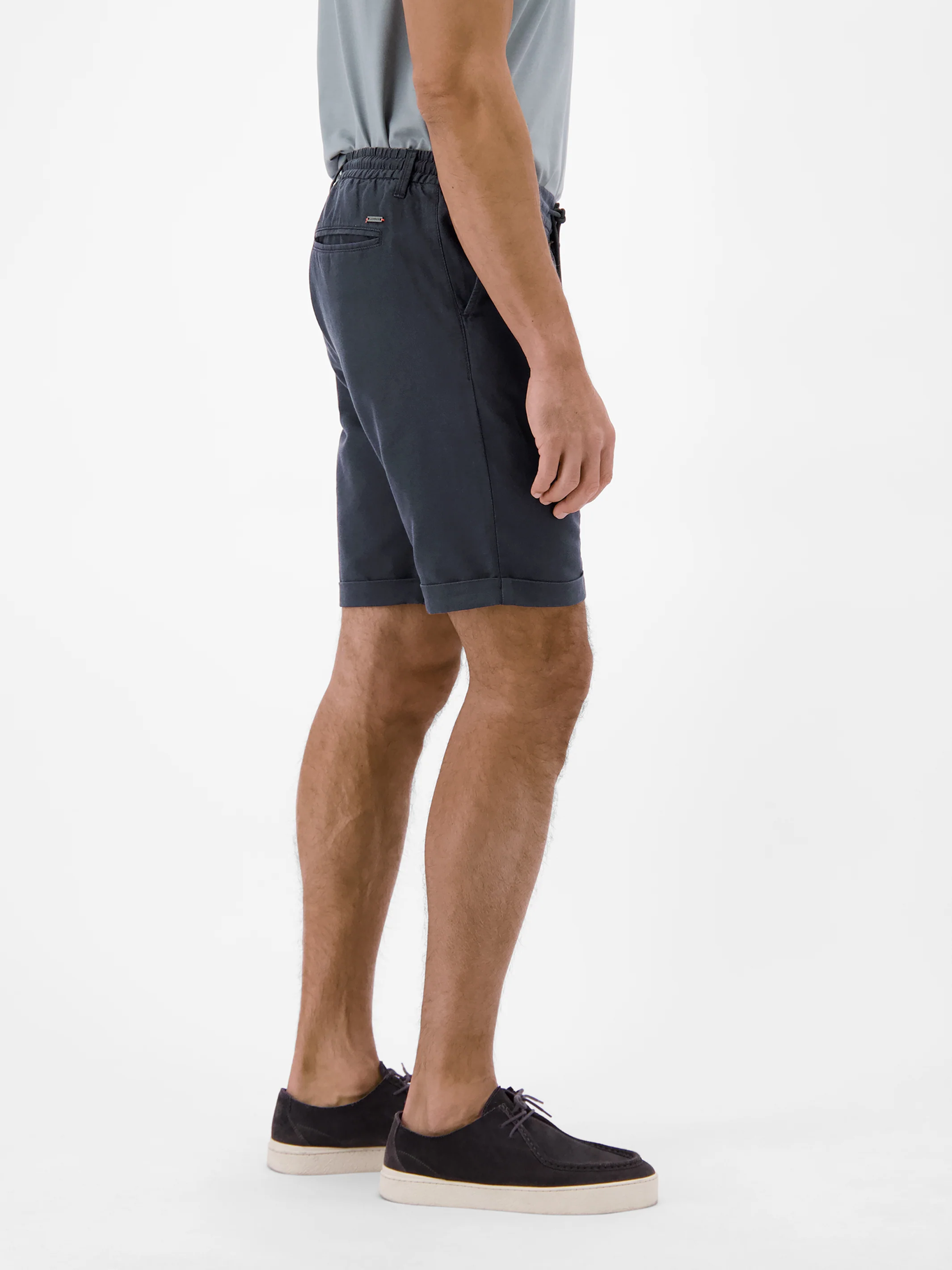 Chino-Shorts aus Baumwoll-Leinen-Mischgewebe - Image 3