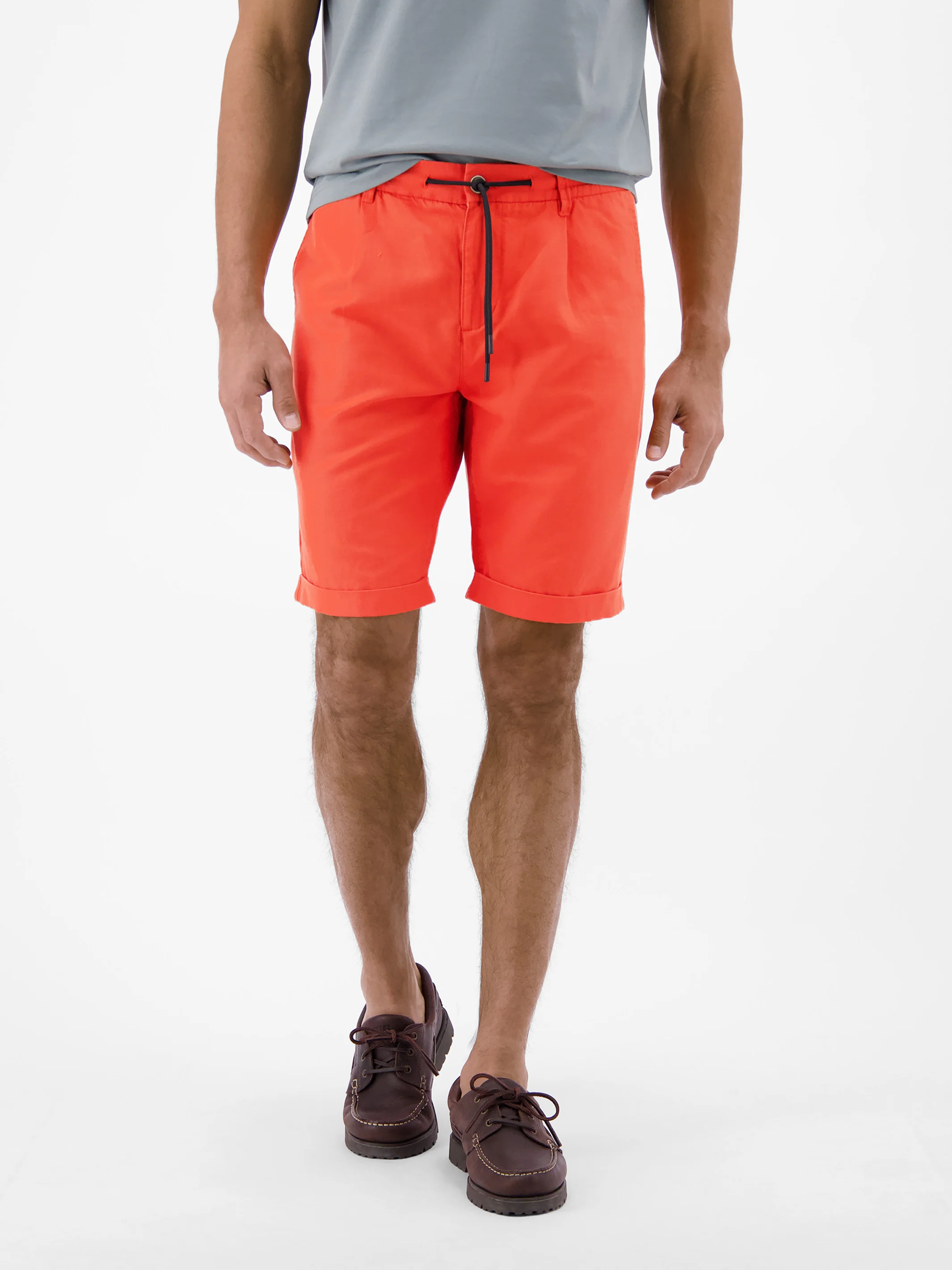 Chino-Shorts aus Baumwoll-Leinen-Mischgewebe - Image 8