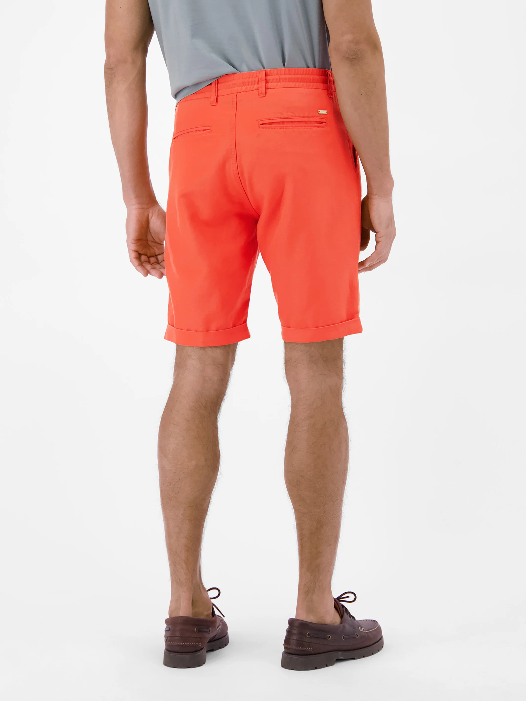 Chino-Shorts aus Baumwoll-Leinen-Mischgewebe - Image 9