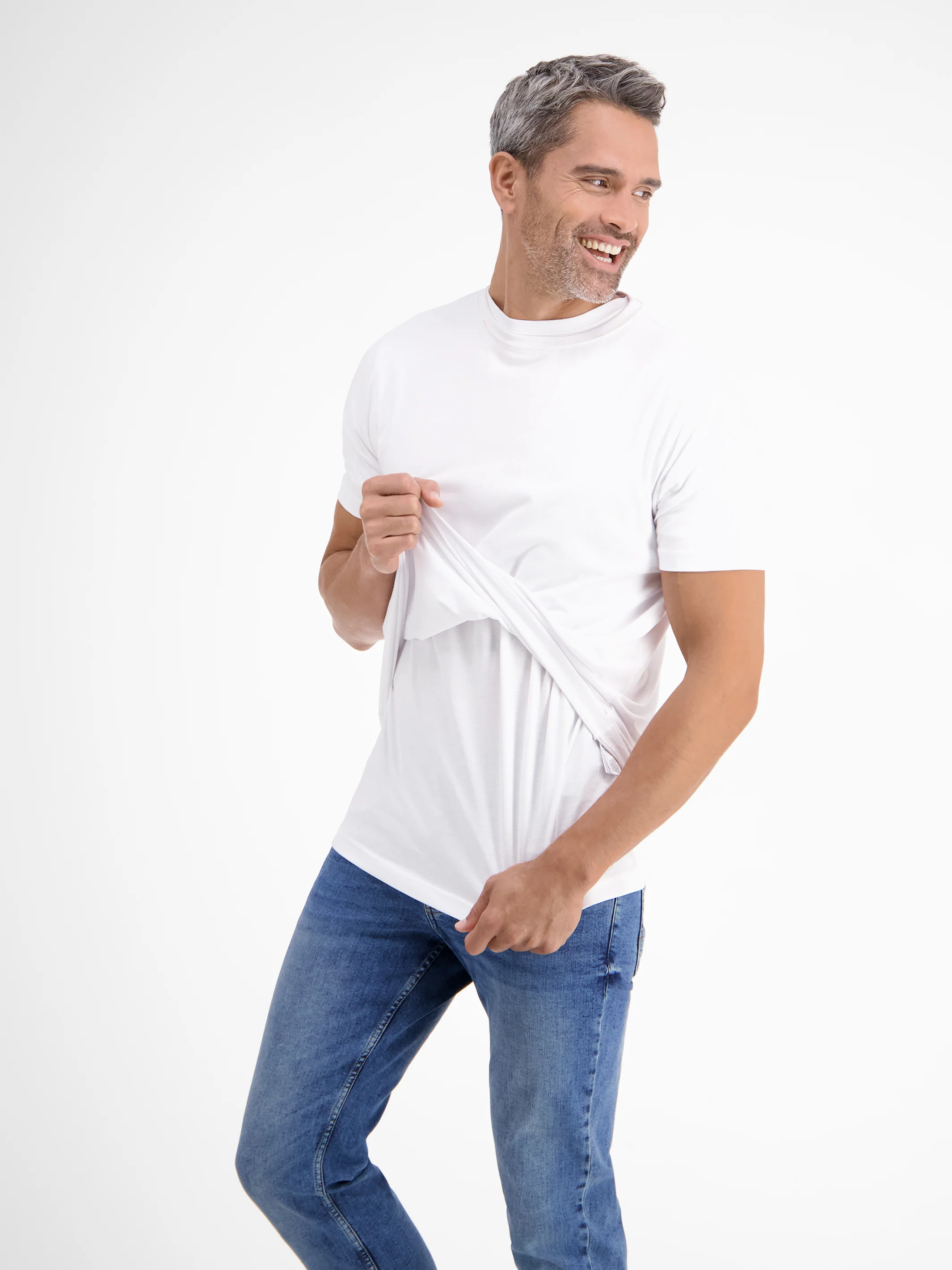 Doppelpack T-Shirt für Herren, Rundhals in Premium Baumwollqualität - Image 23