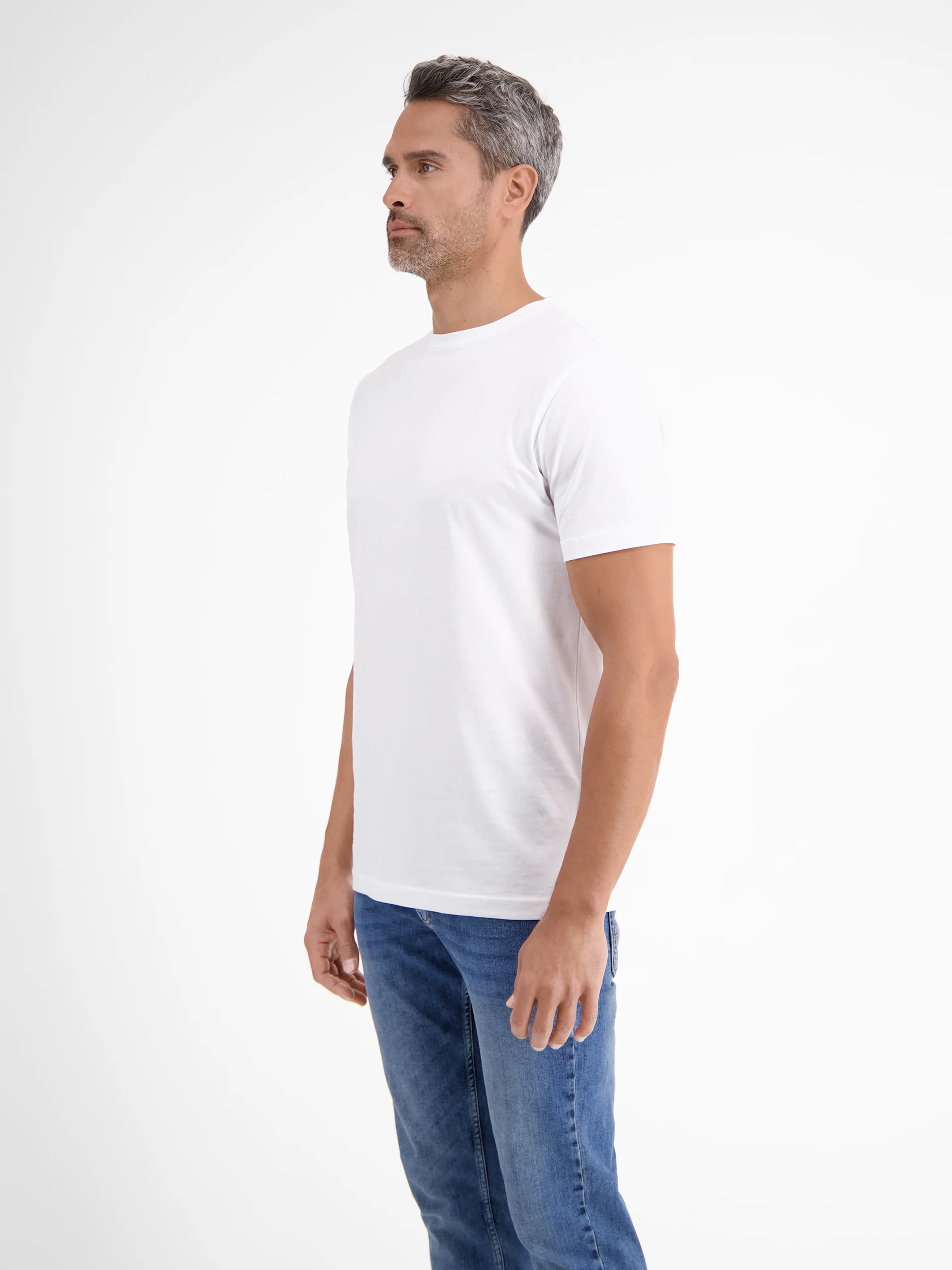 Doppelpack T-Shirt für Herren, Rundhals in Premium Baumwollqualität - Image 3