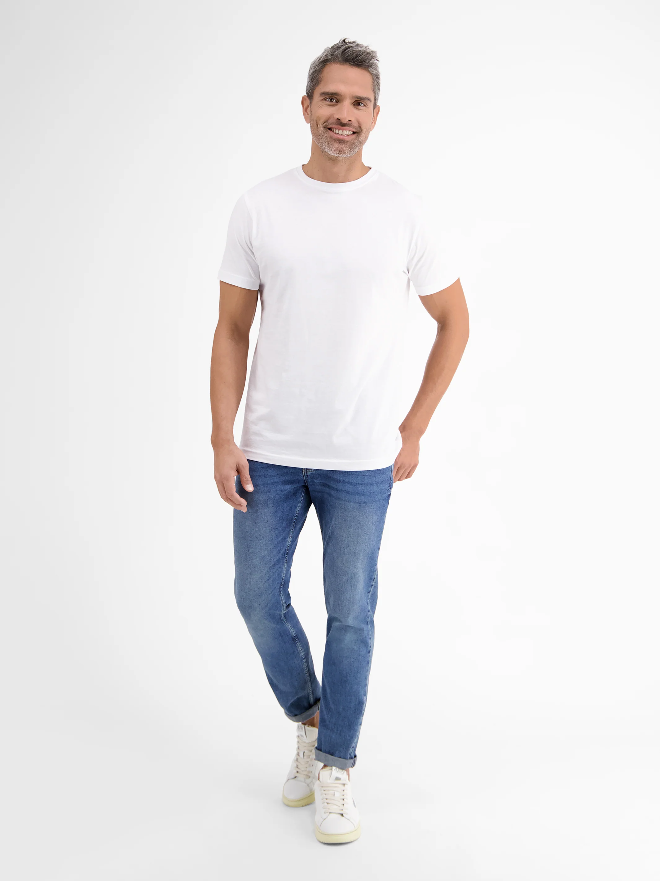 Doppelpack T-Shirt für Herren, Rundhals in Premium Baumwollqualität - Image 5