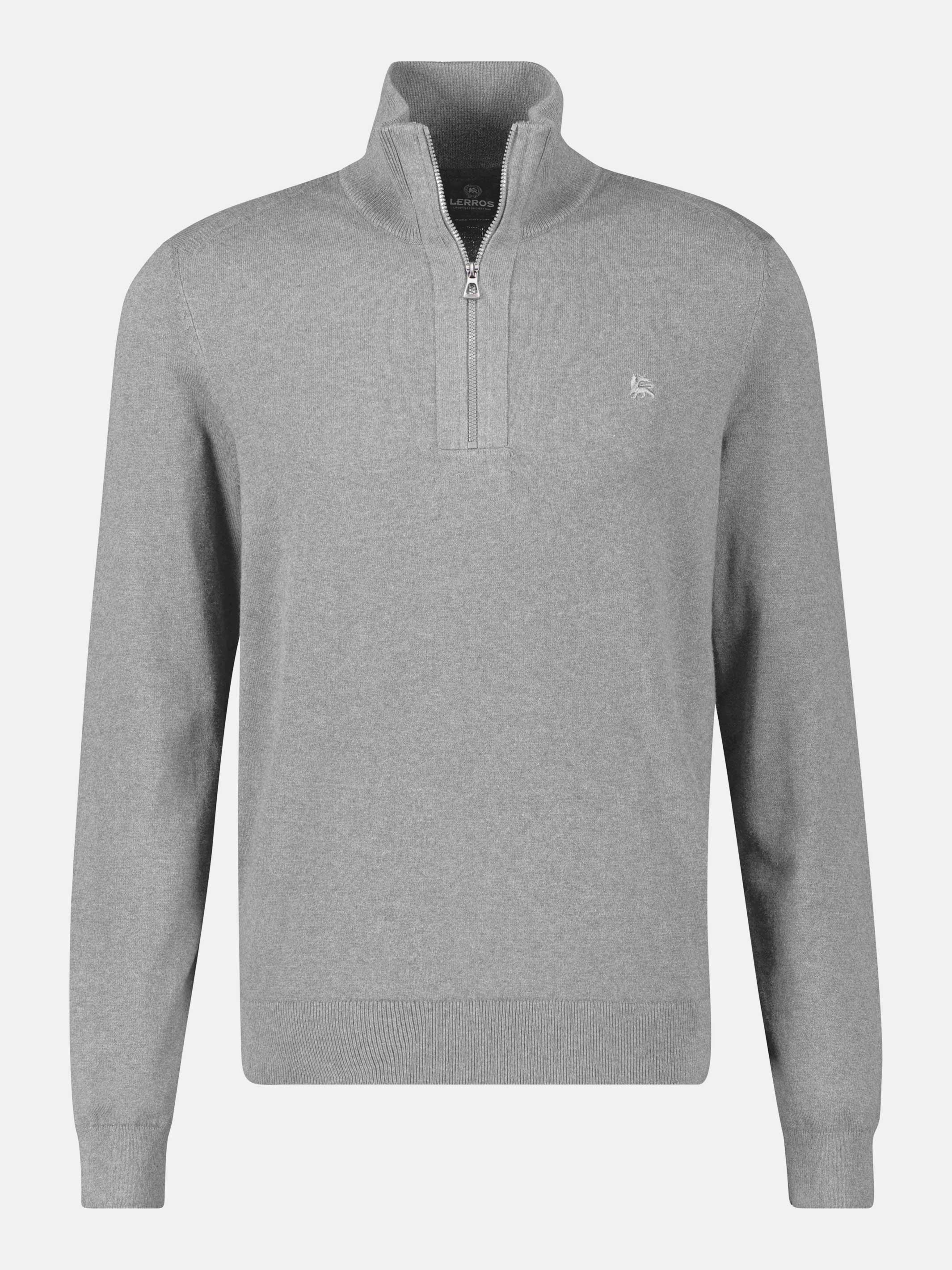 Flachstrickpullover mit Troyerkragen - Image 21