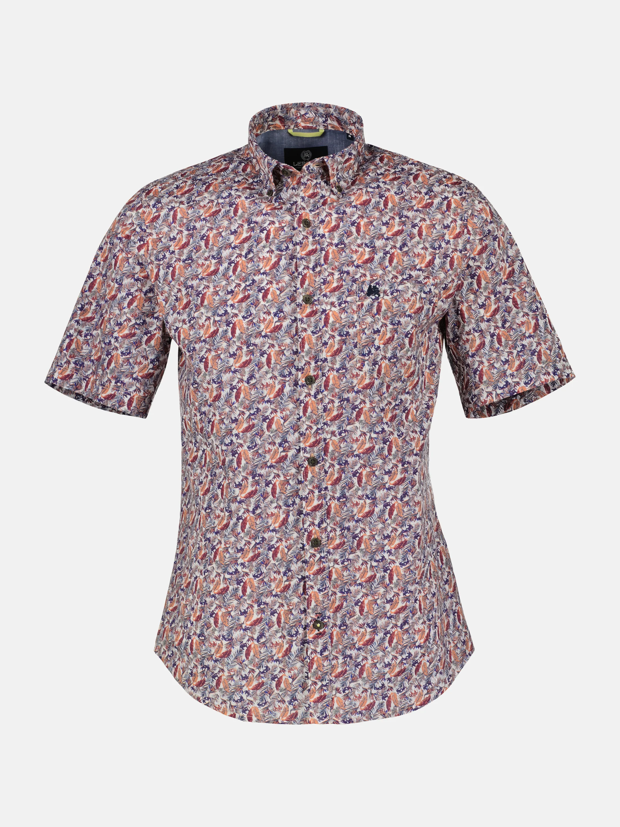 Halbarmhemd mit floralem Print - Image 10