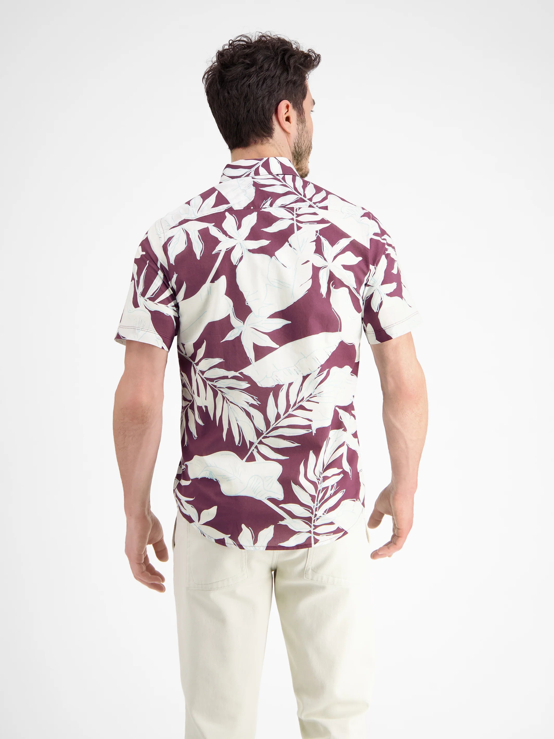 Halbarmhemd mit floralem Print - Image 8