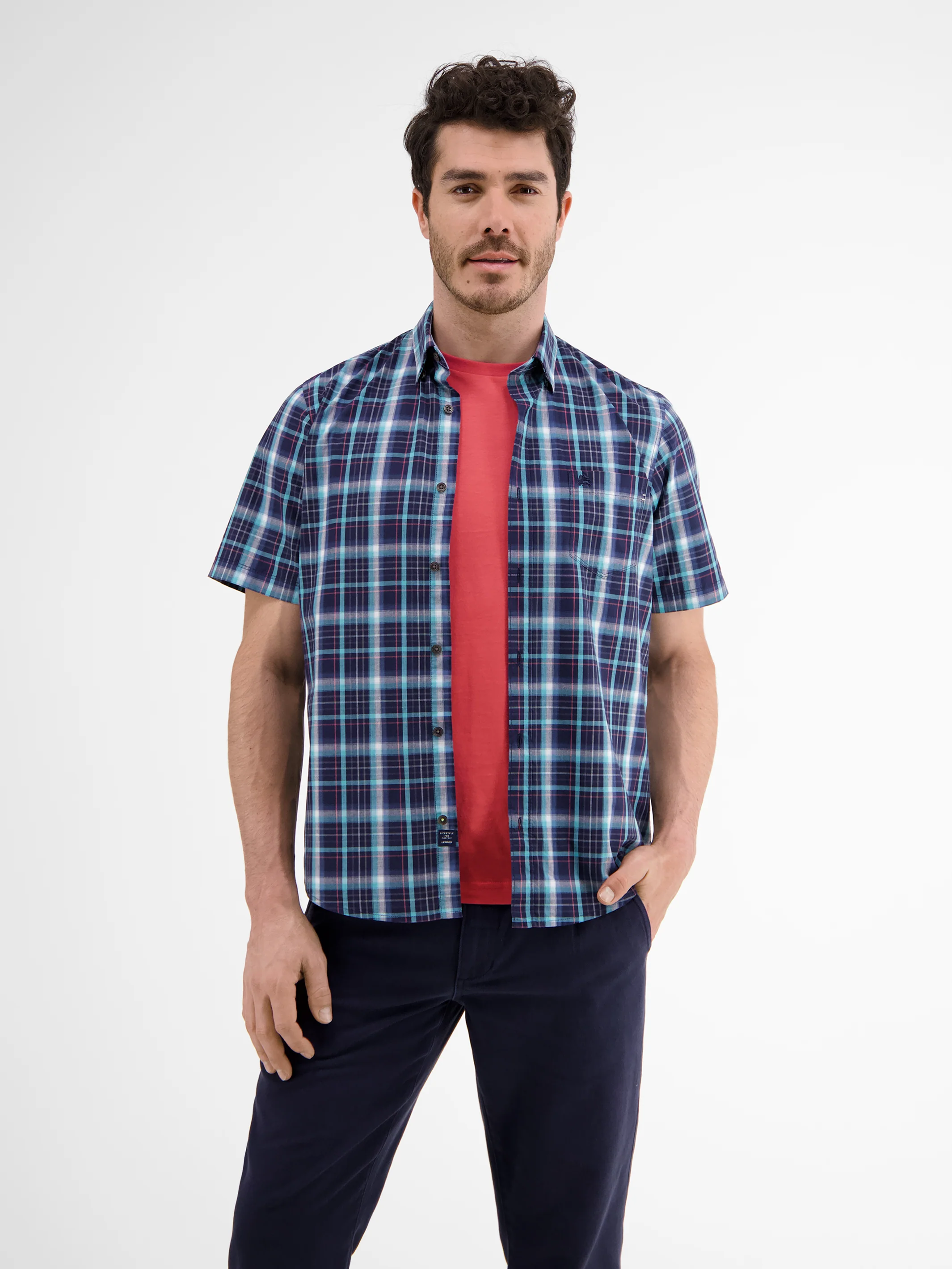 Halbarmhemd *Poplin Check* - Image 14