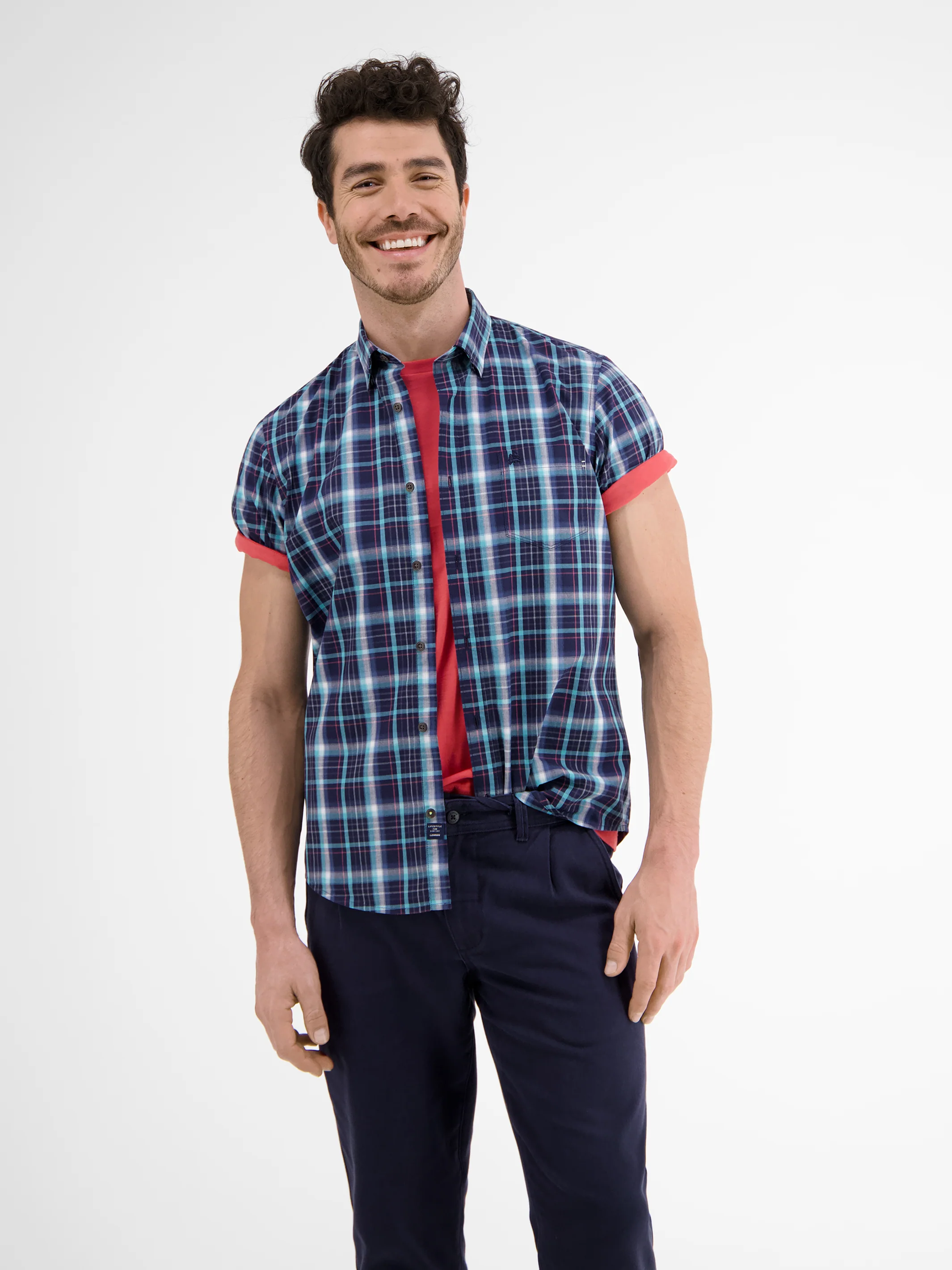 Halbarmhemd *Poplin Check* - Image 15