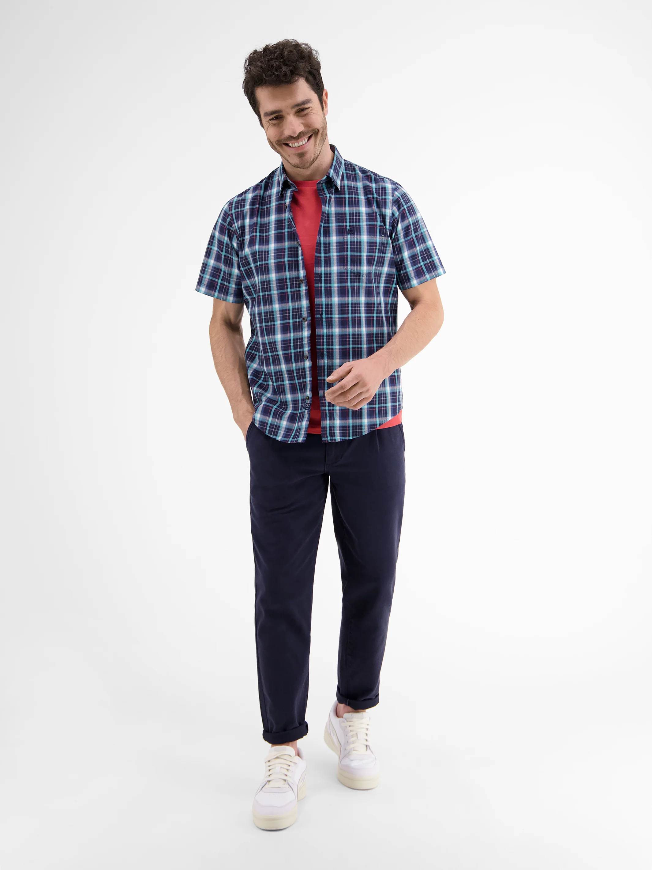 Halbarmhemd *Poplin Check* - Image 17