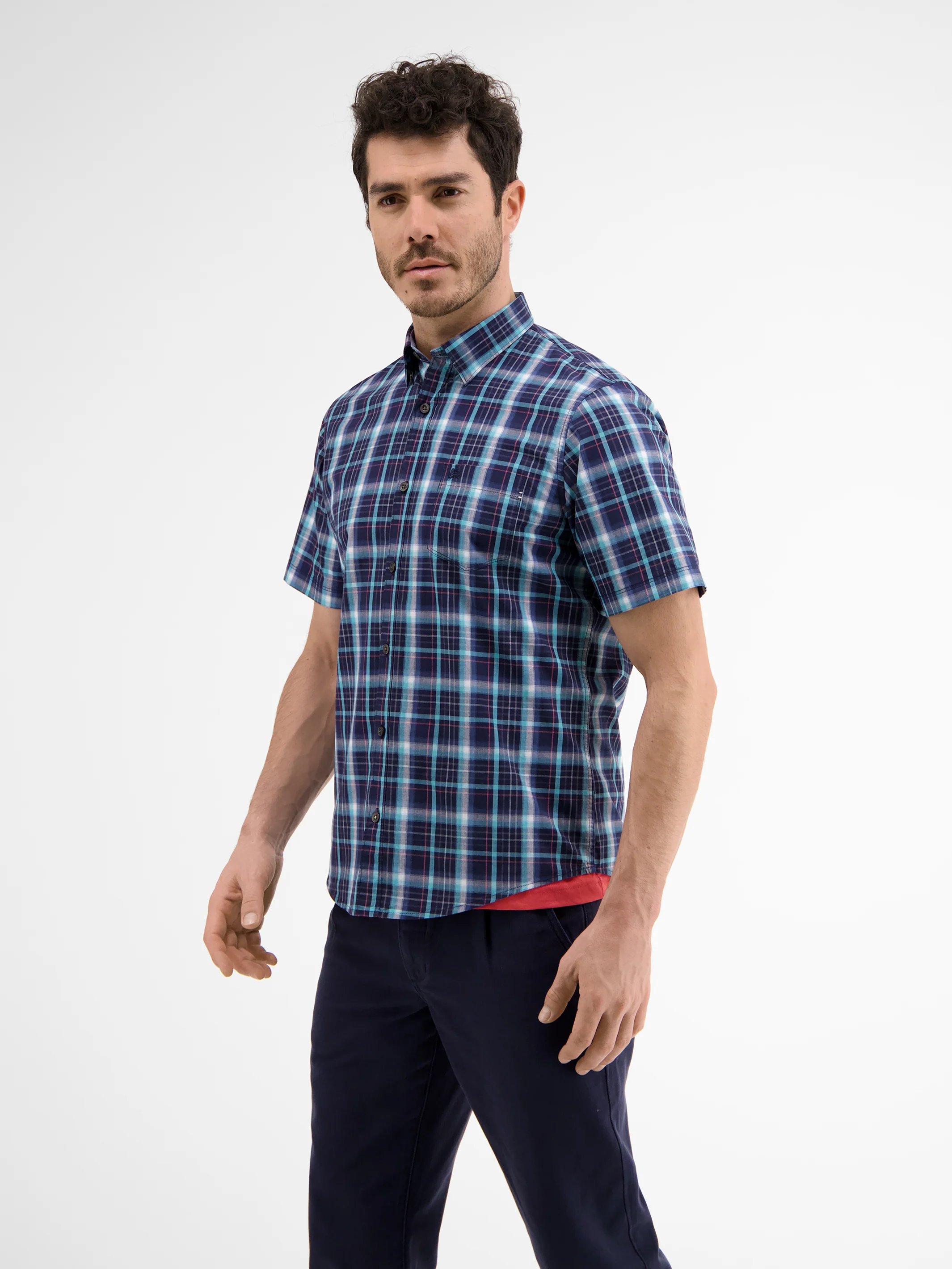 Halbarmhemd *Poplin Check* - Image 18