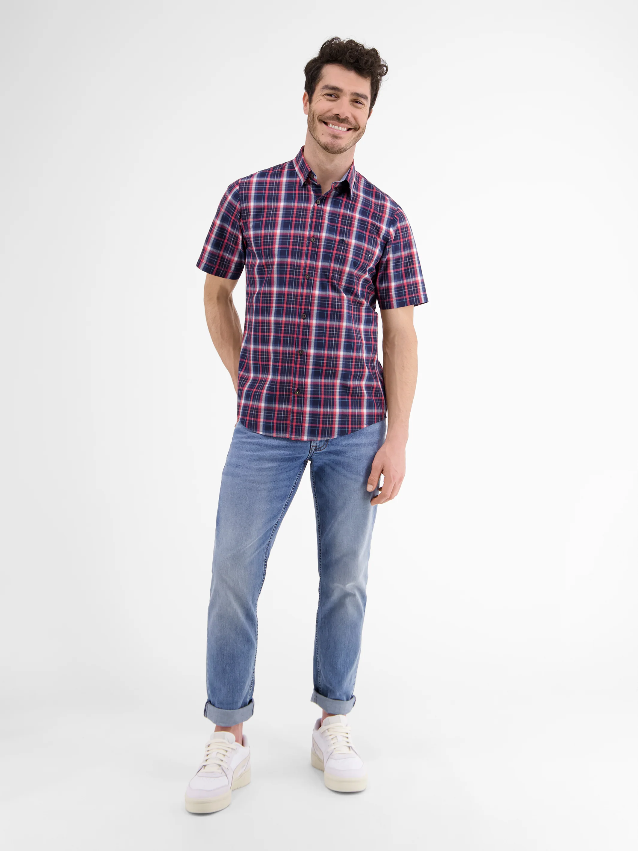 Halbarmhemd *Poplin Check* - Image 4