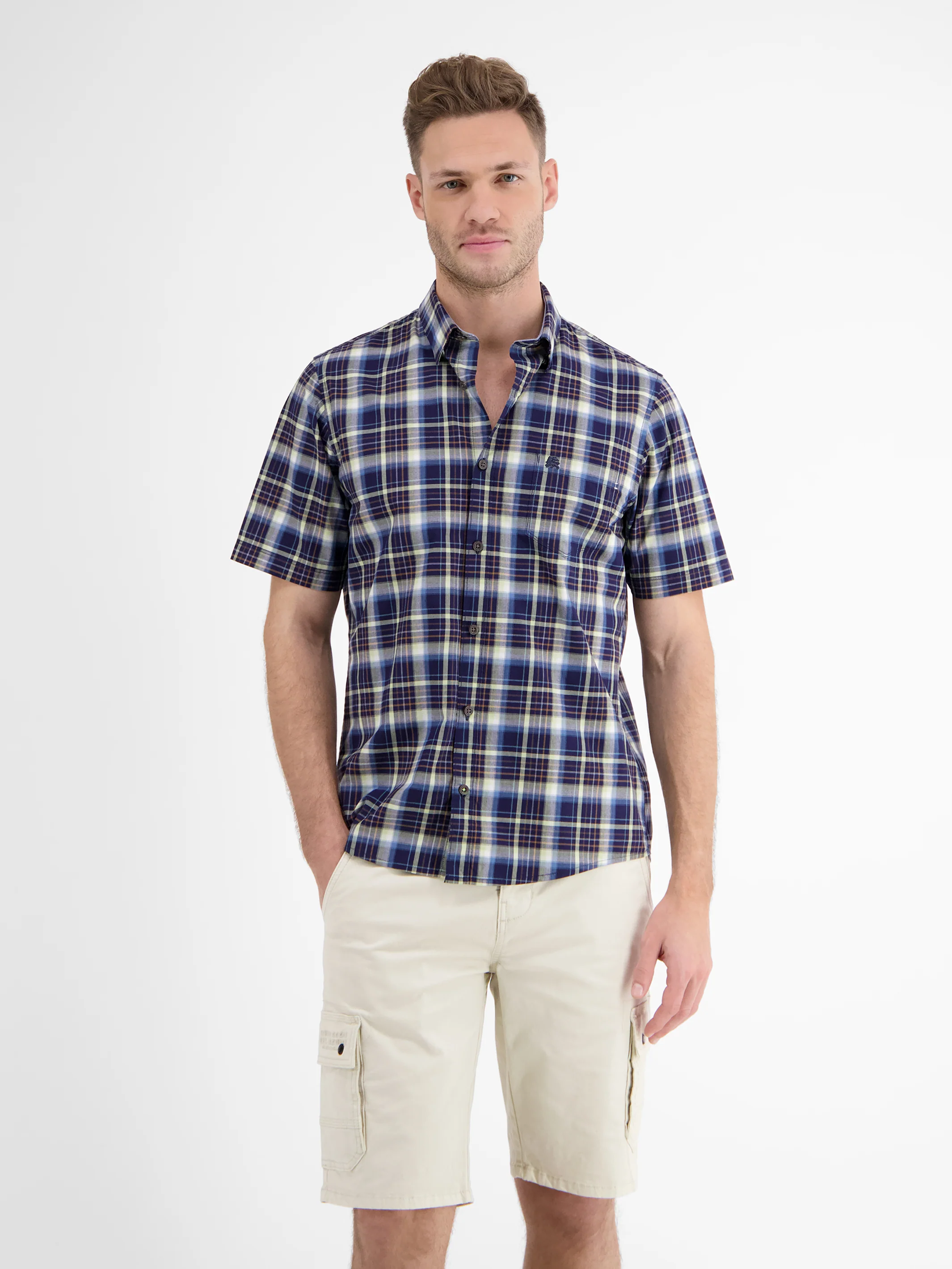 Halbarmhemd *Poplin Check* - Image 8