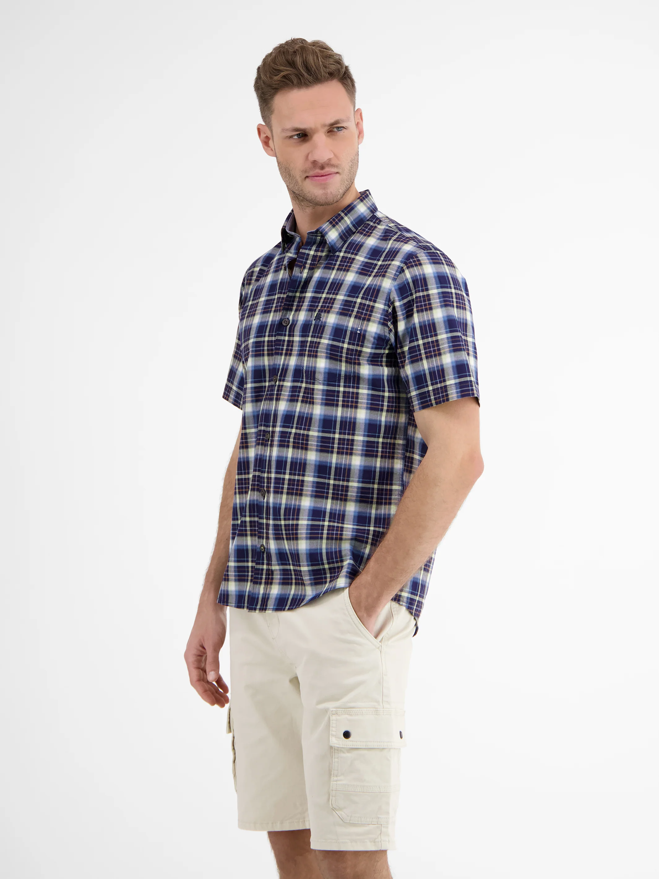 Halbarmhemd *Poplin Check* - Image 9
