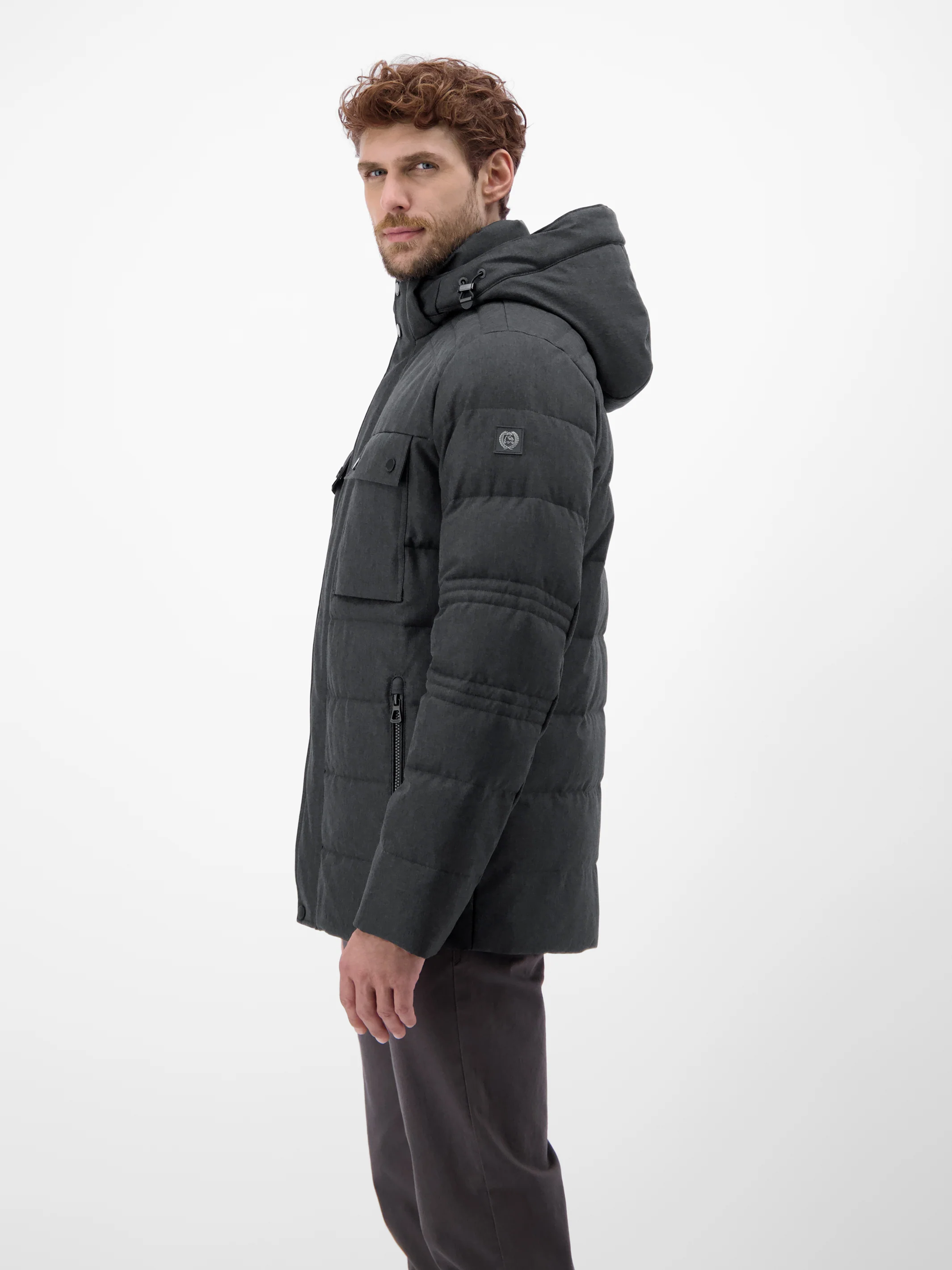 Herren Fieldjacket in Woll-Optik - Image 3