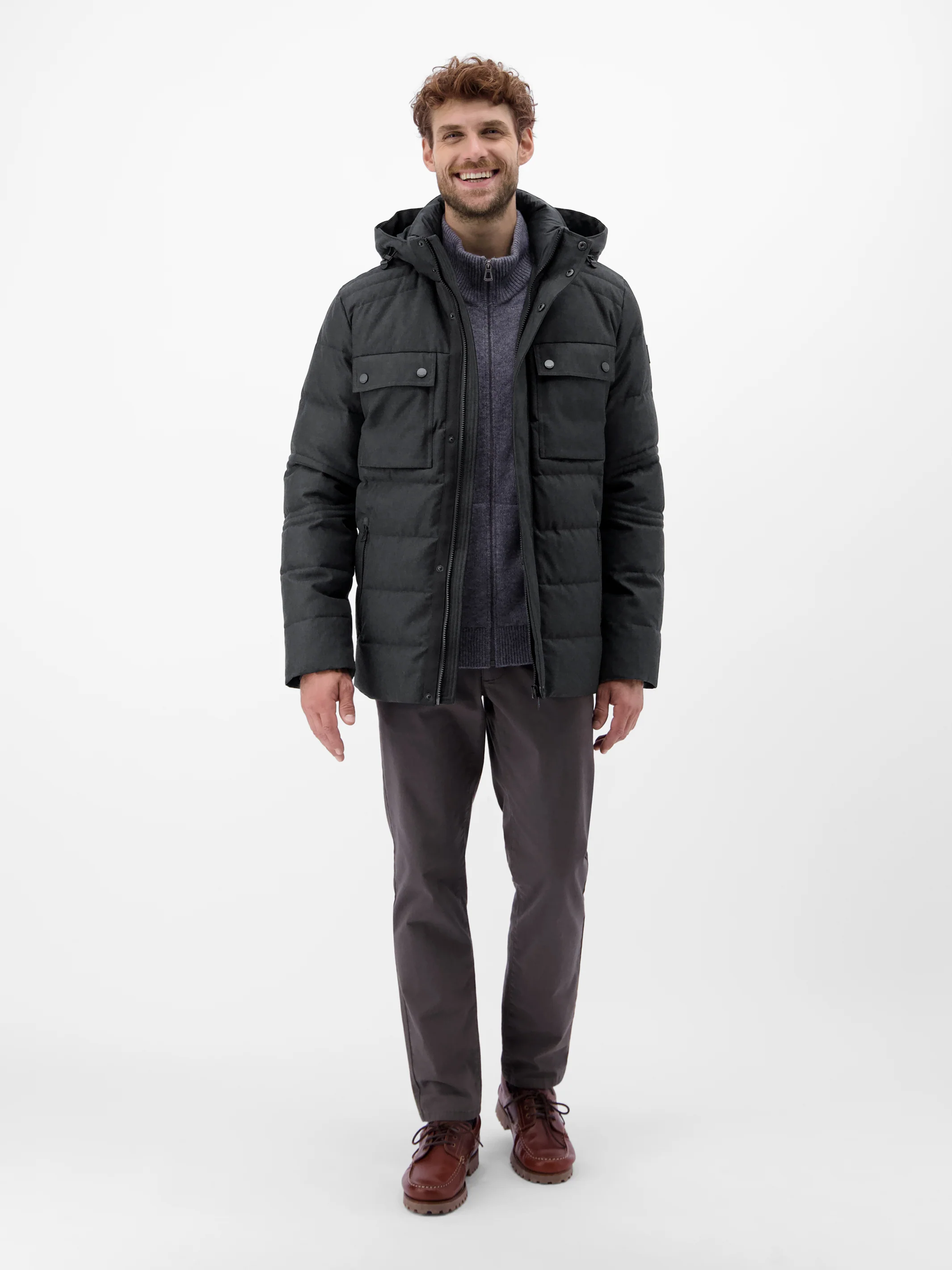Herren Fieldjacket in Woll-Optik - Image 4