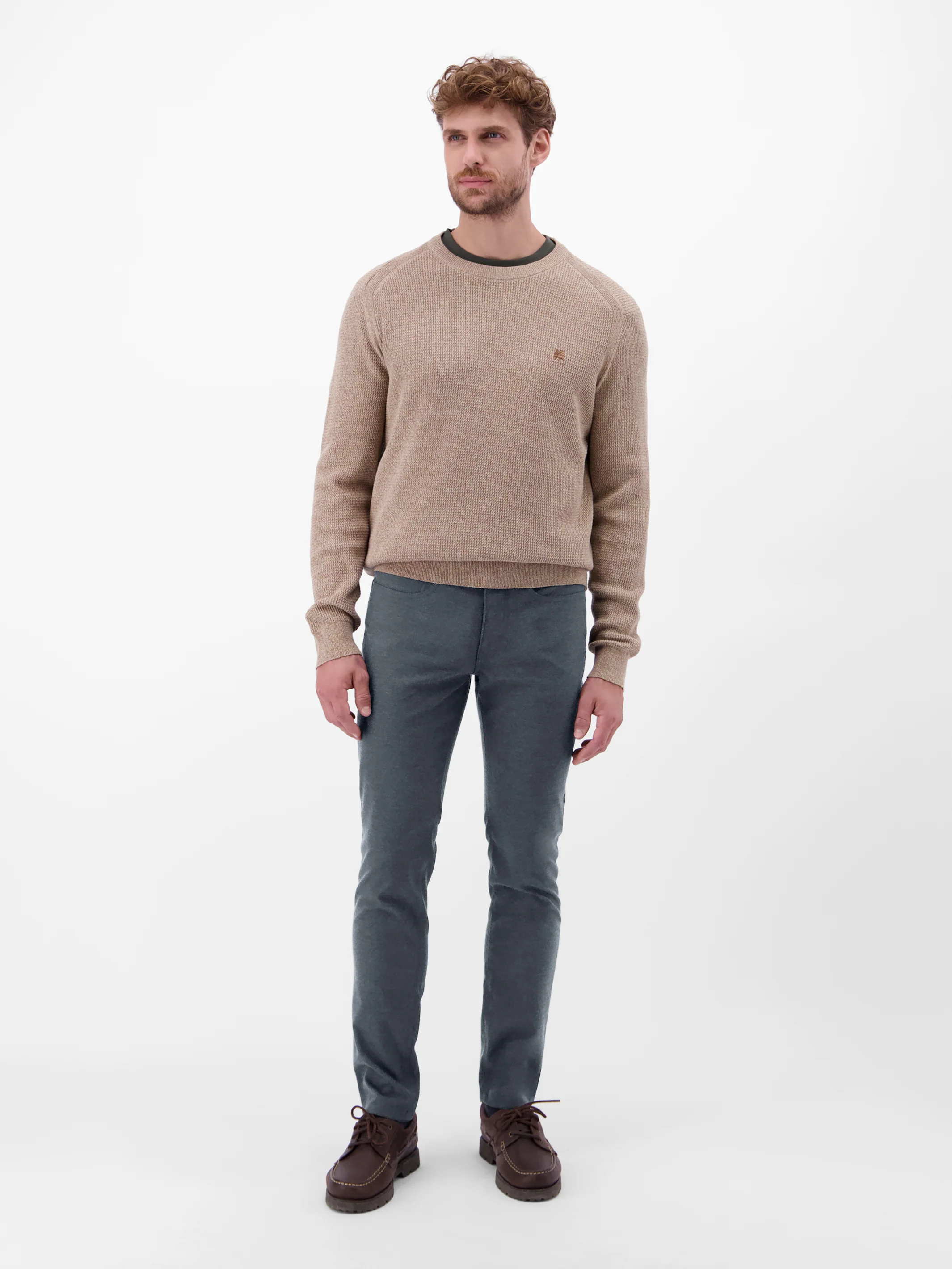 Herren Hose CONLIN in Wolloptik, SLIM FIT - Image 4
