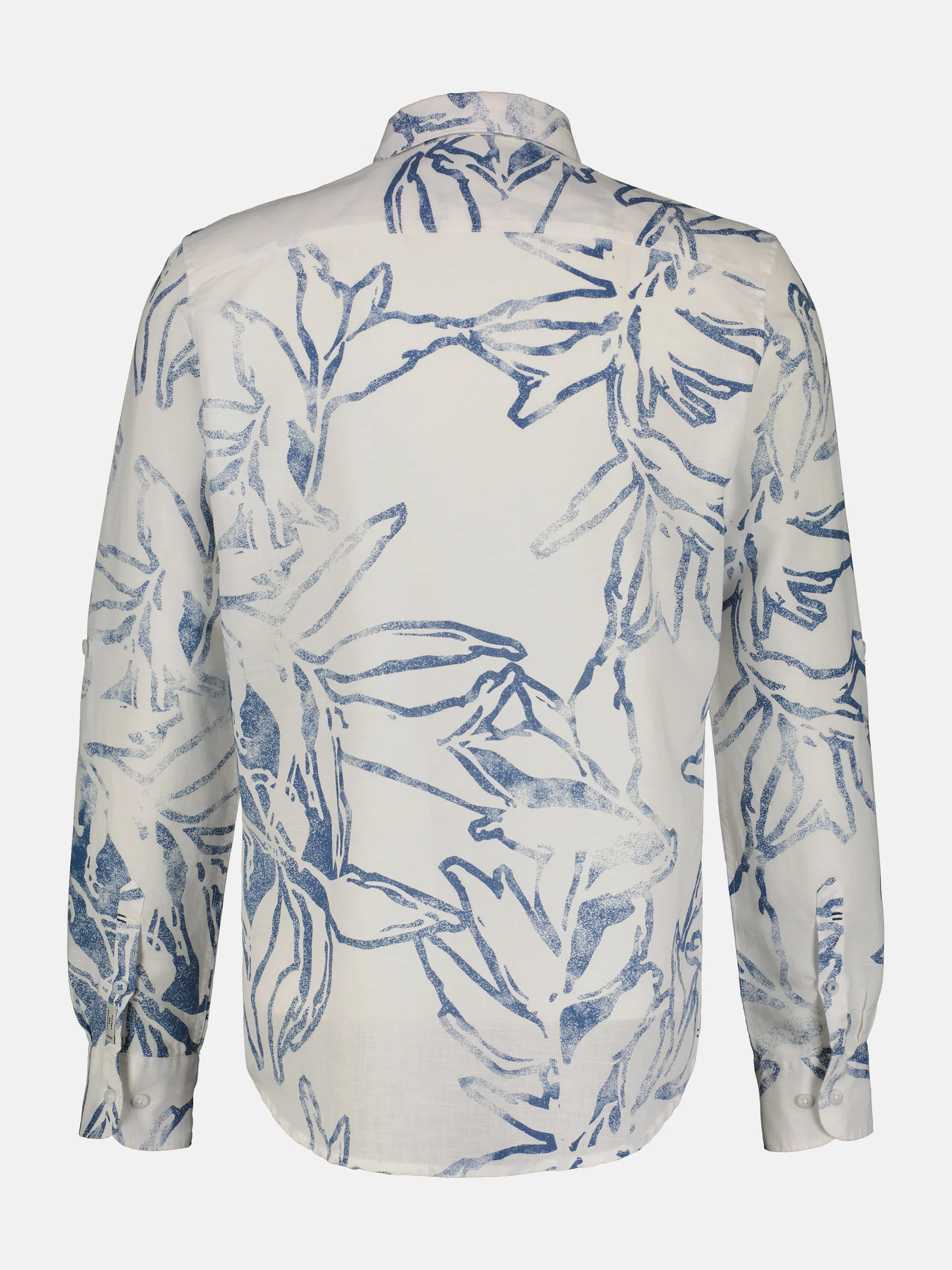 Herren Langarmhemd mit sommerlichem Print - Image 7