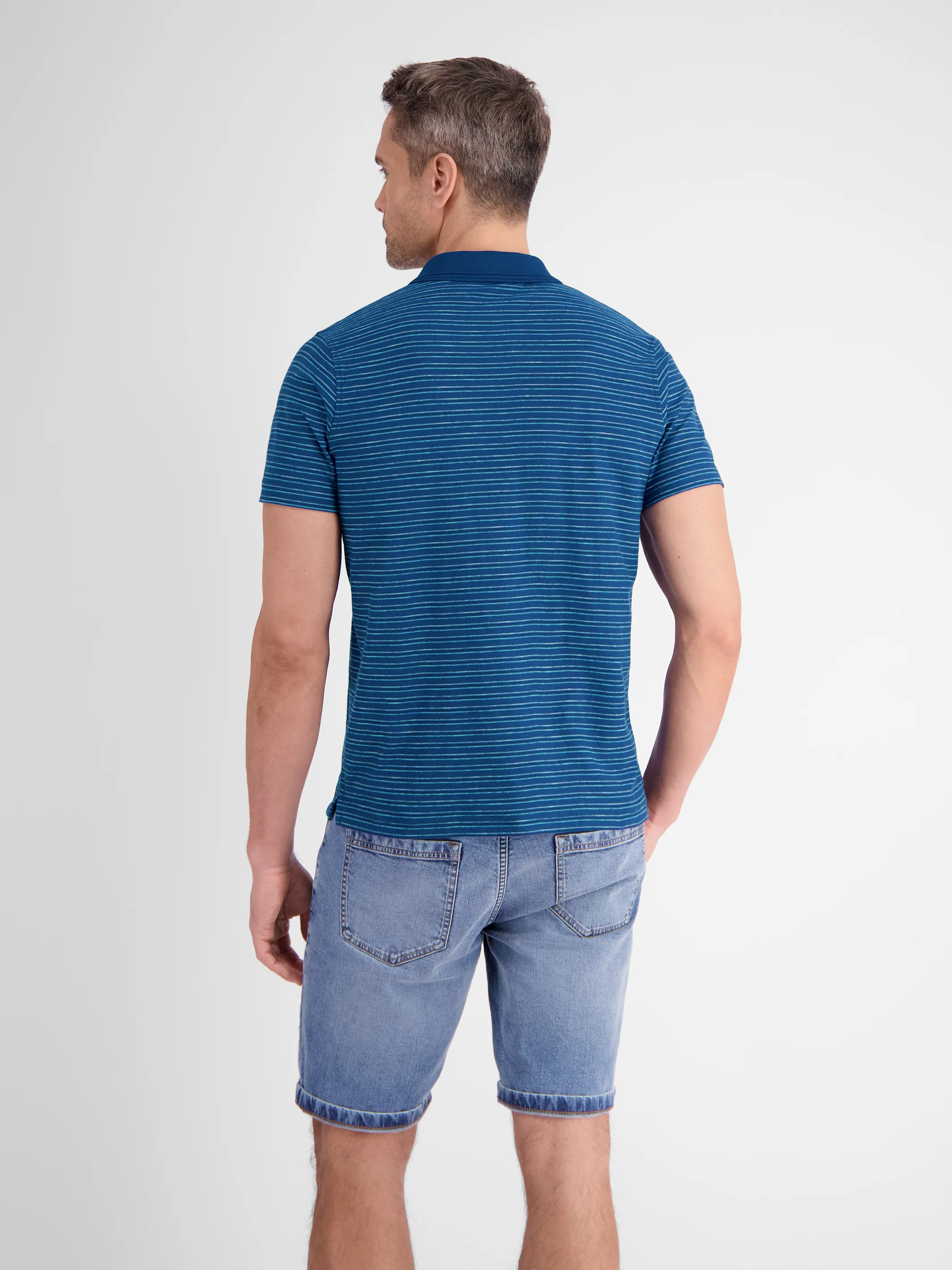 Herren Poloshirt, gestreift - Image 14