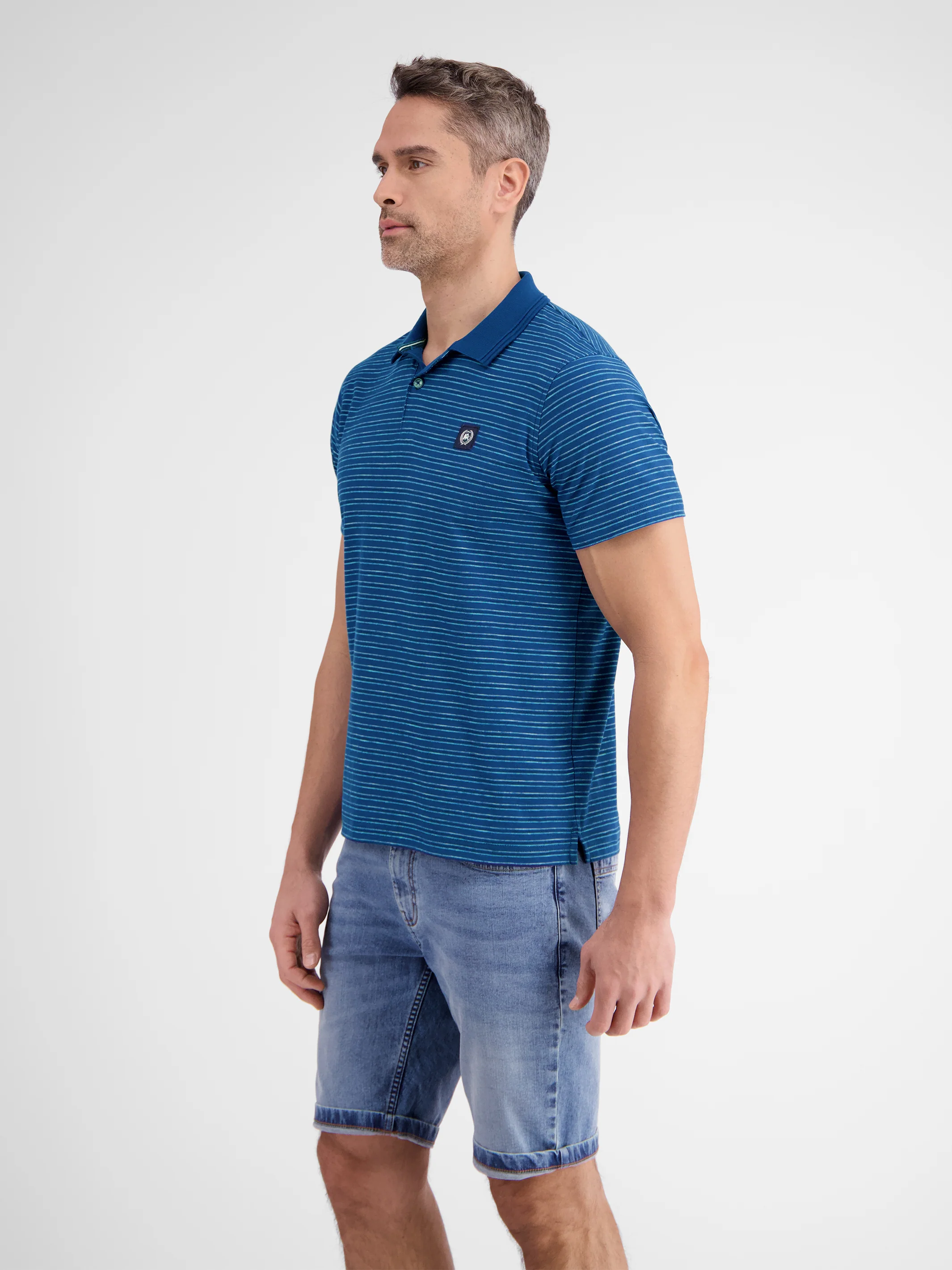 Herren Poloshirt, gestreift - Image 15