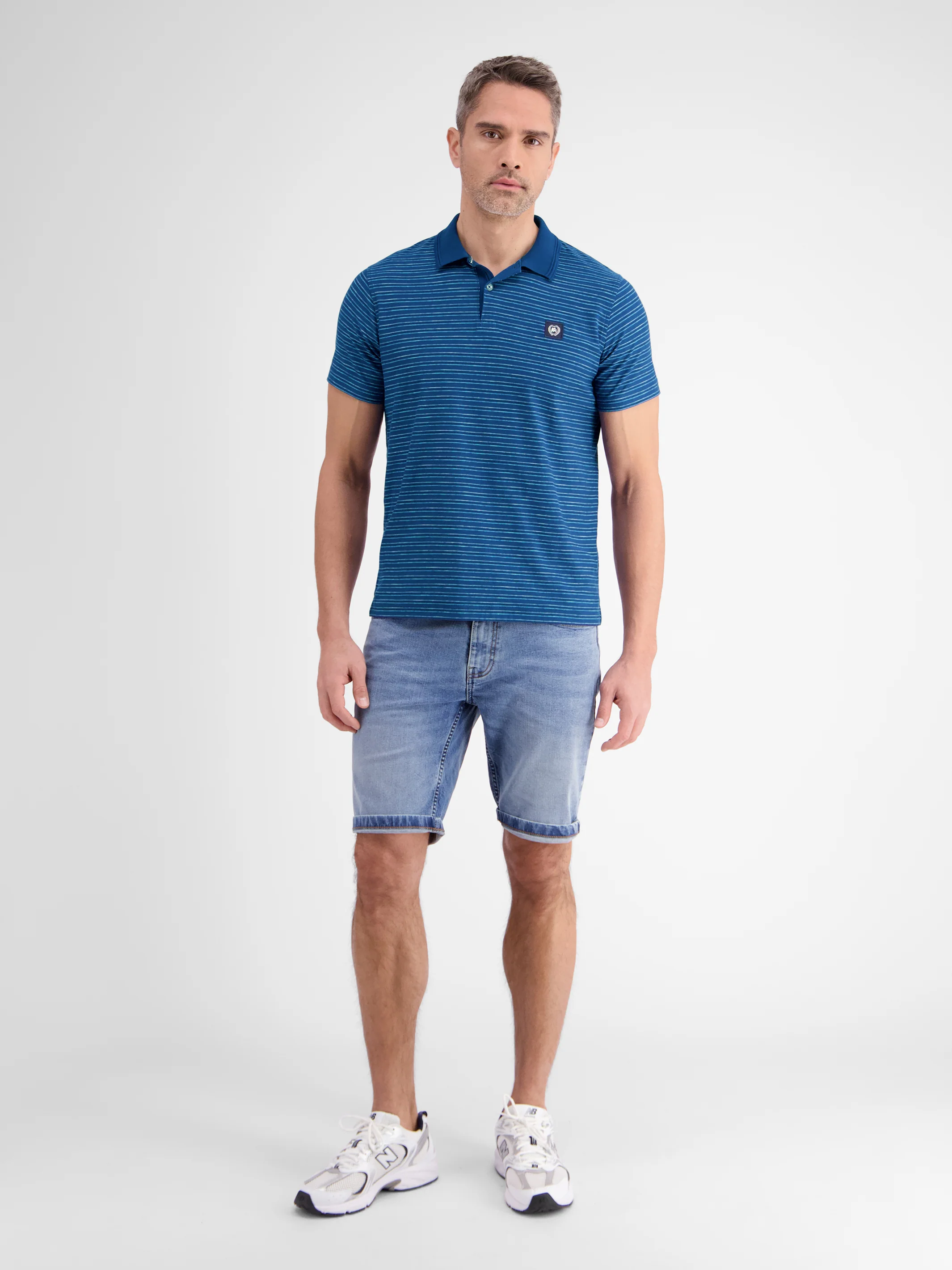 Herren Poloshirt, gestreift - Image 16
