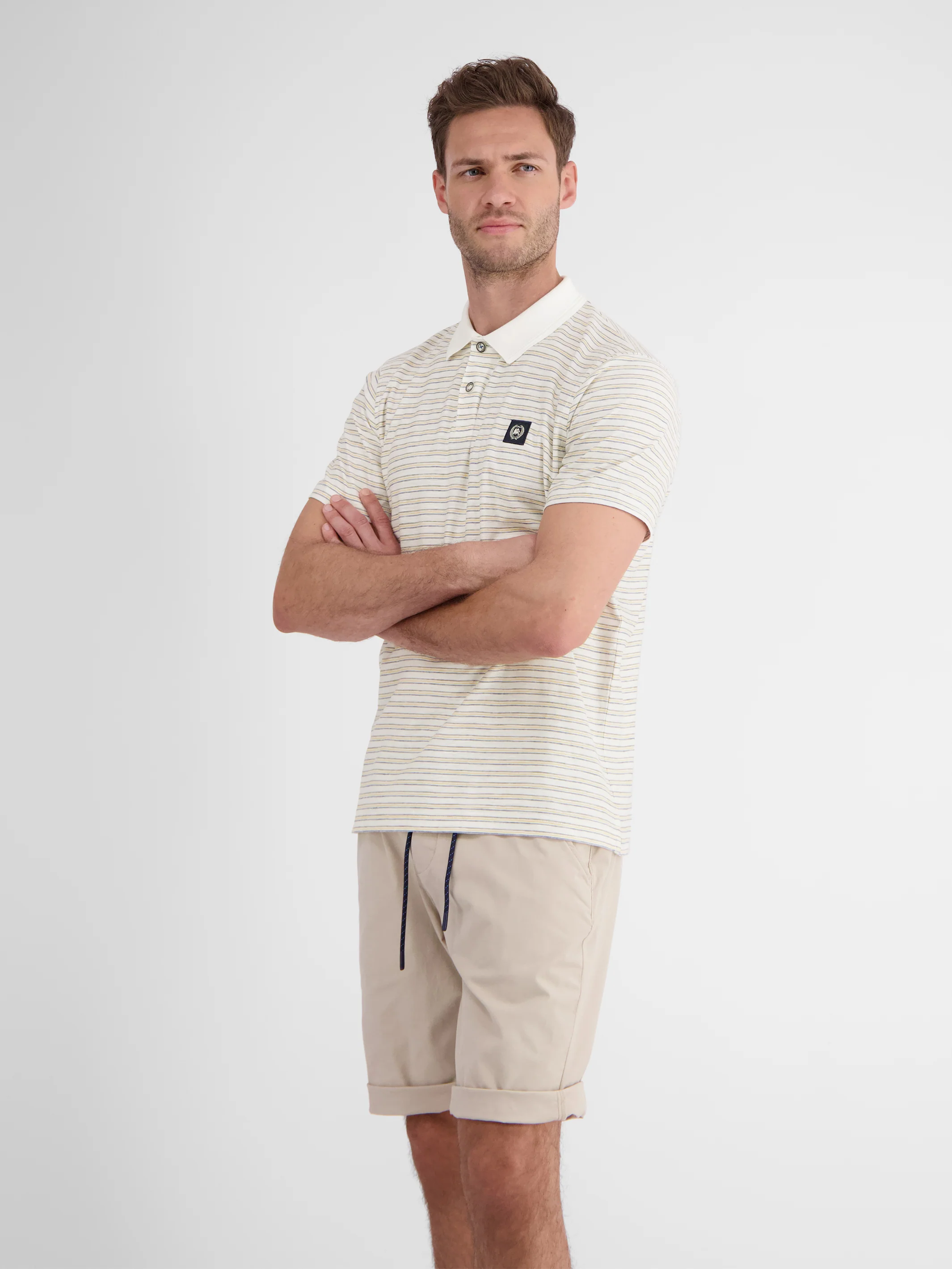 Herren Poloshirt, gestreift - Image 3