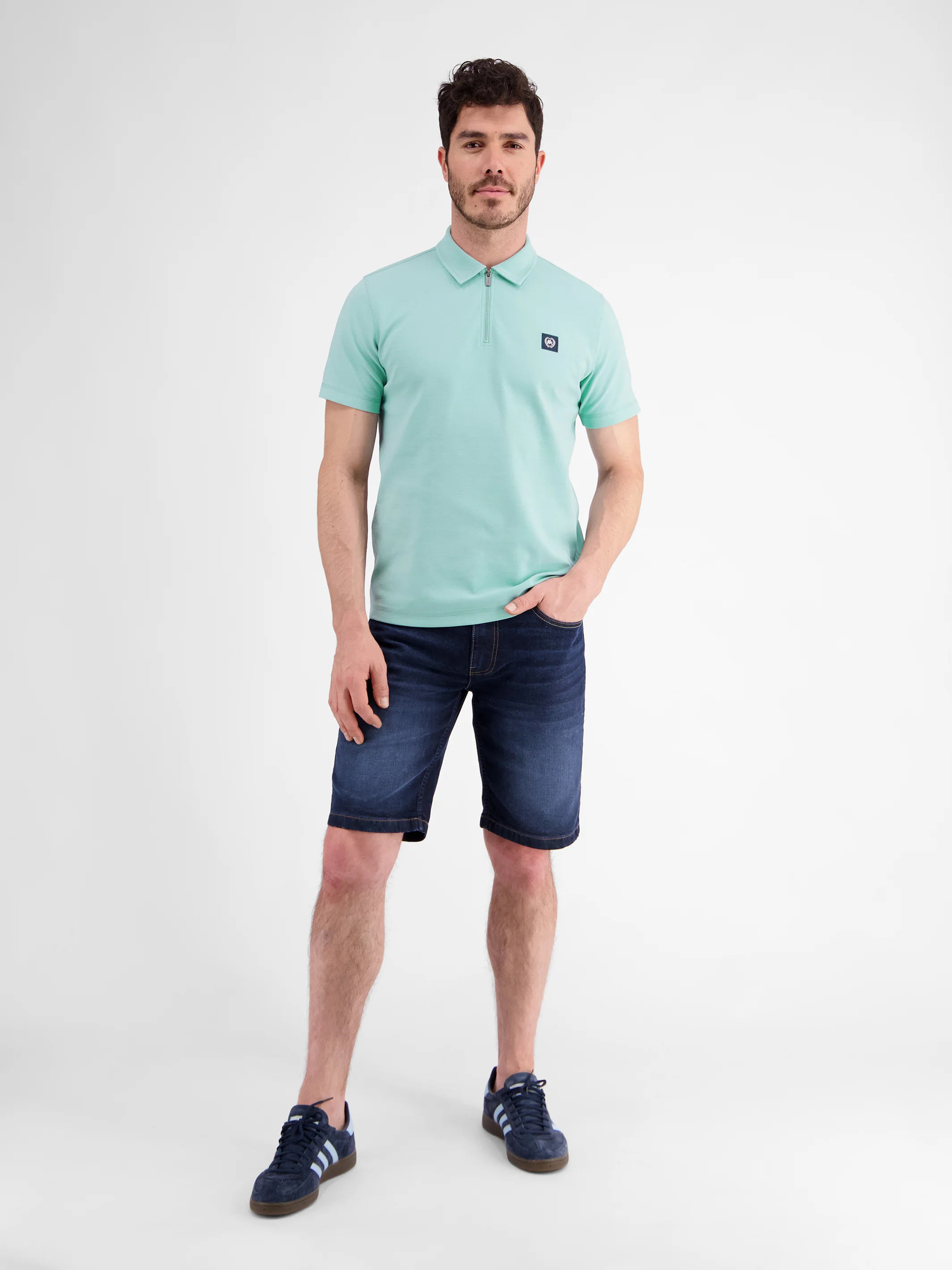 Poloshirt für Herren mit Reißverschluss in Cool & Dry Qualität - Image 10