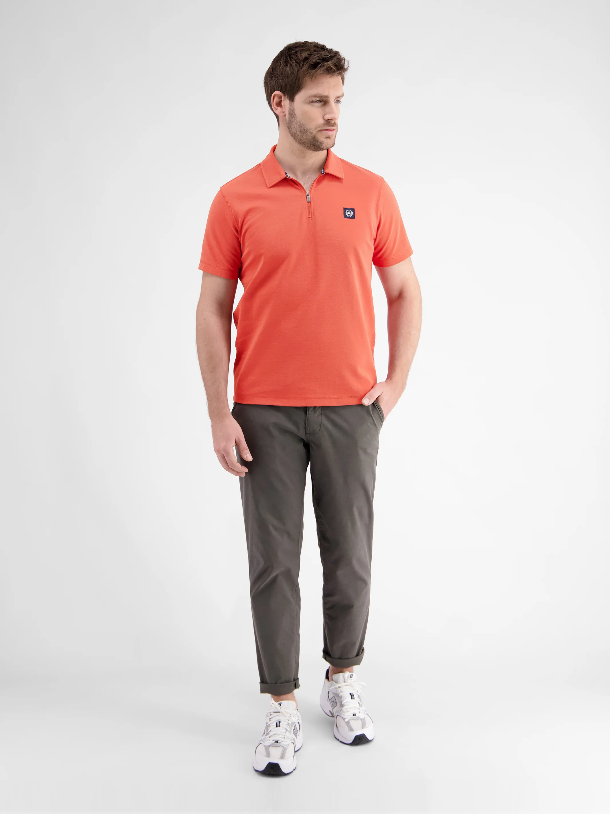 Poloshirt für Herren mit Reißverschluss in Cool & Dry Qualität - Image 4