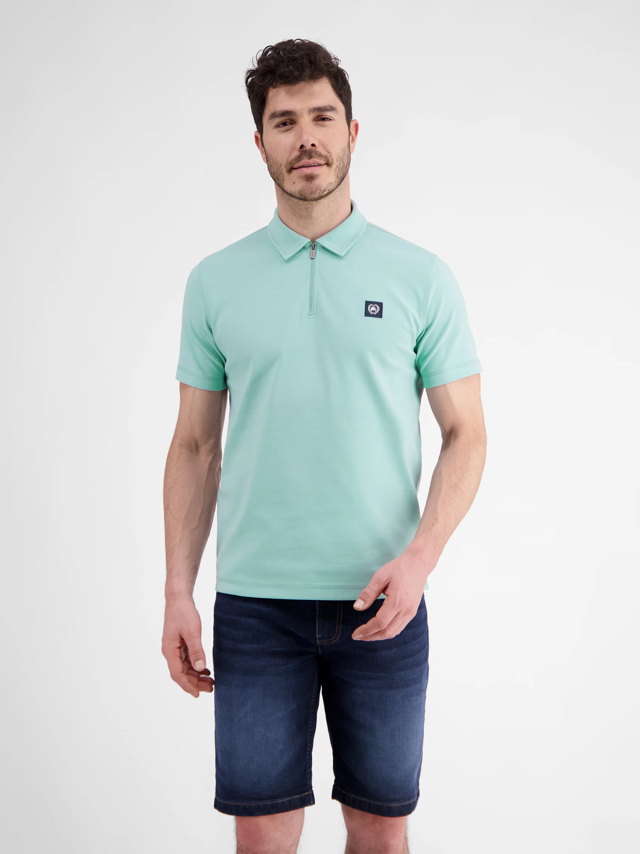Poloshirt für Herren mit Reißverschluss in Cool & Dry Qualität - Image 7