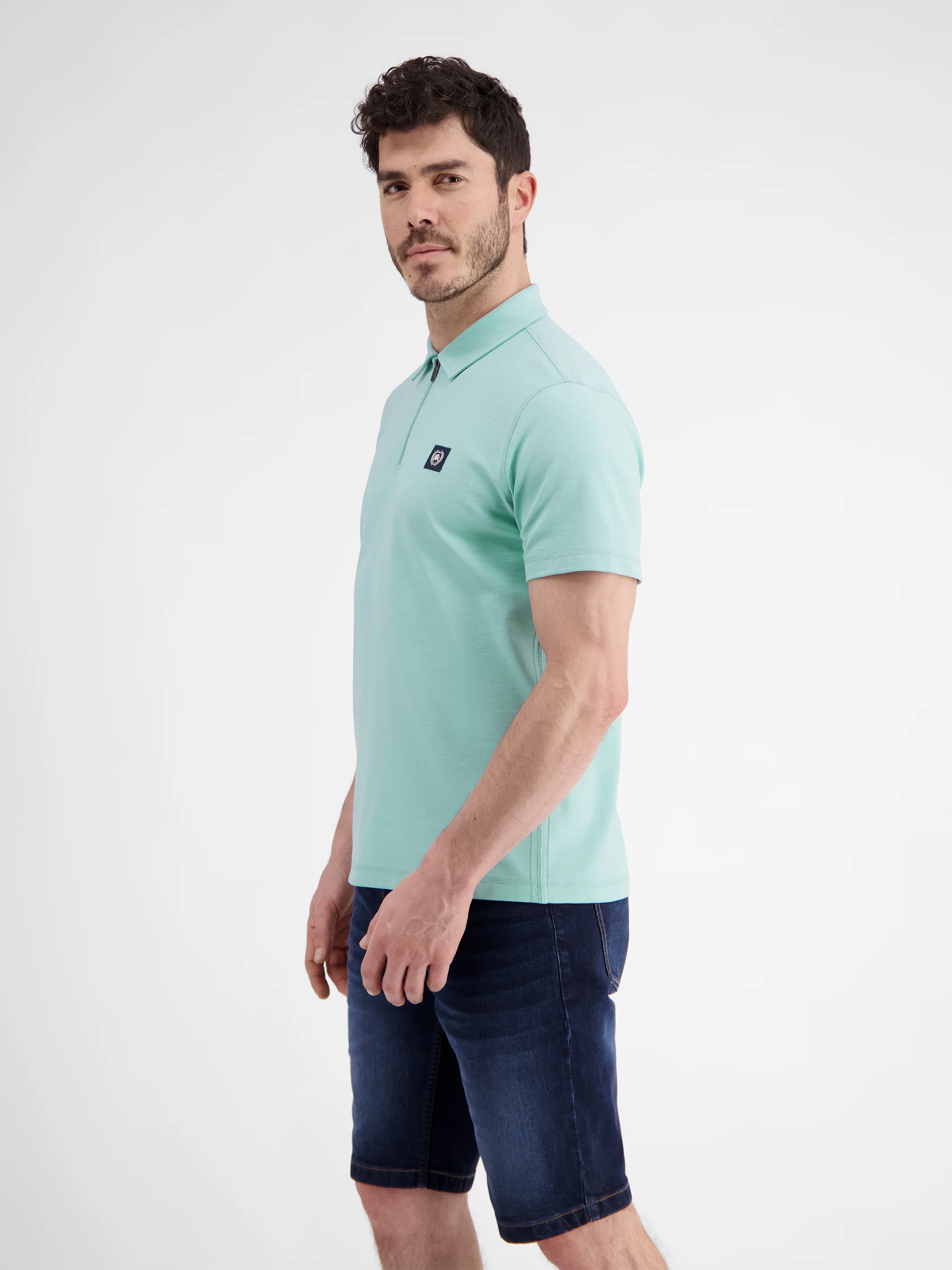 Poloshirt für Herren mit Reißverschluss in Cool & Dry Qualität - Image 8