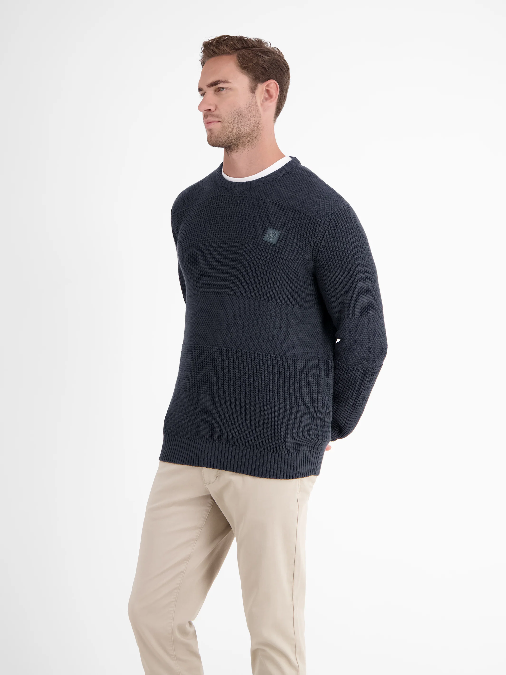Herren Pullover in Strukturstrickqualität - Image 3