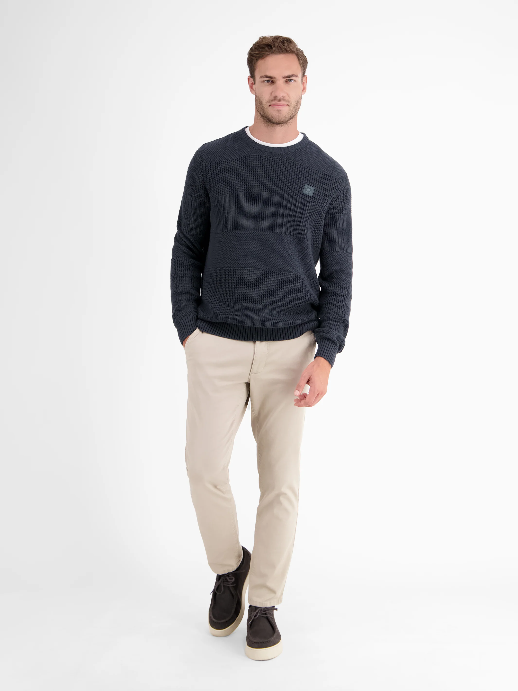 Herren Pullover in Strukturstrickqualität - Image 4
