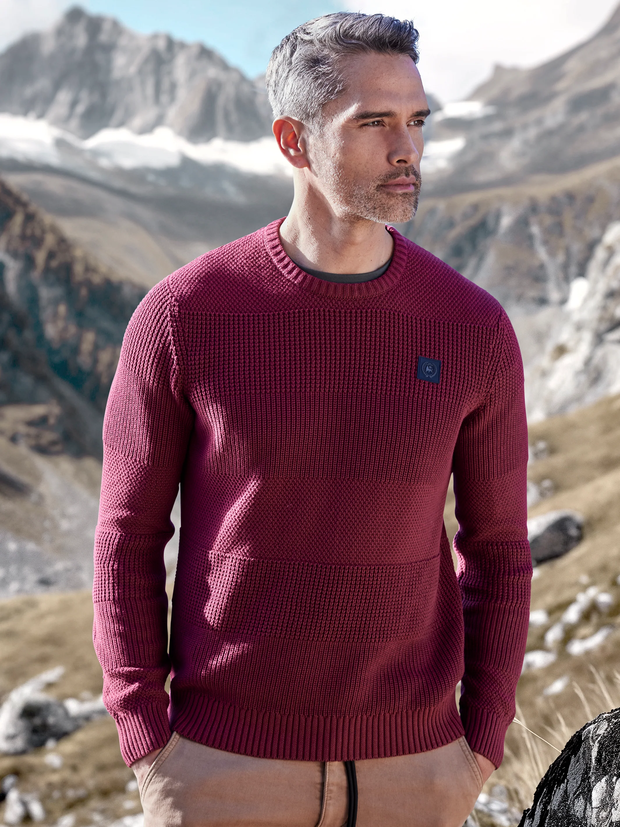 Herren Pullover in Strukturstrickqualität - Image 7