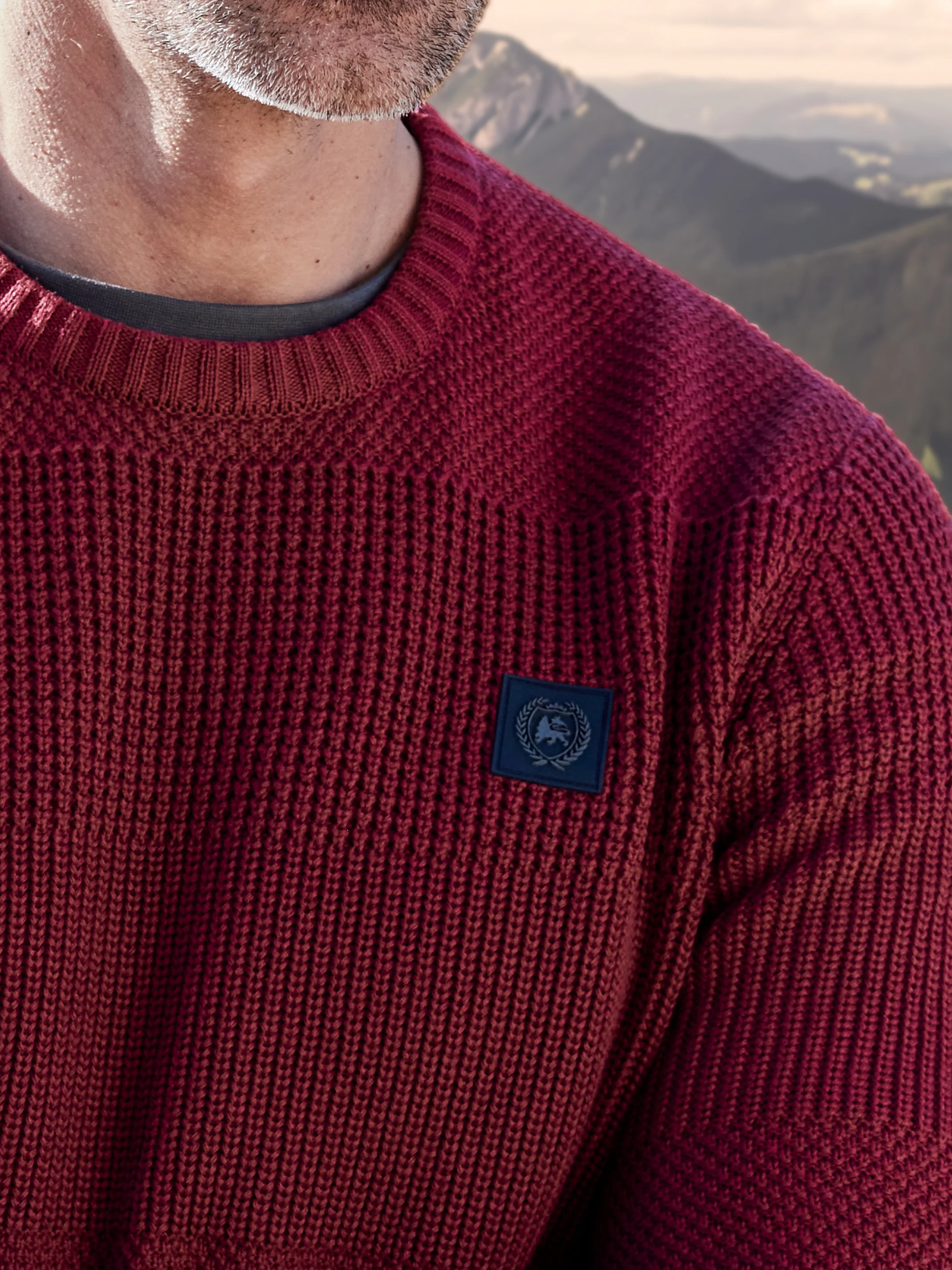 Herren Pullover in Strukturstrickqualität - Image 8