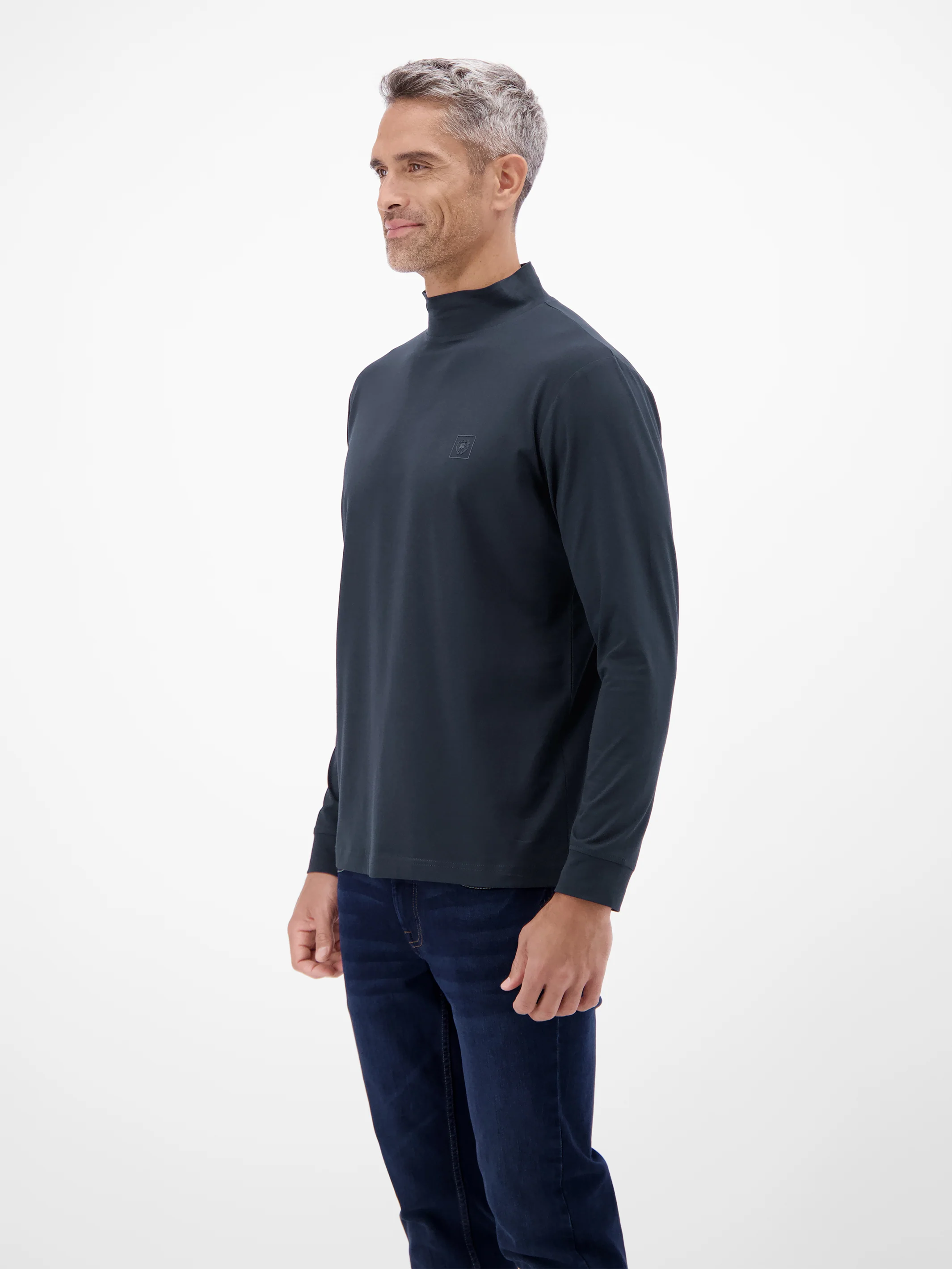Herren-Shirt mit modischem Turtleneck - Image 3