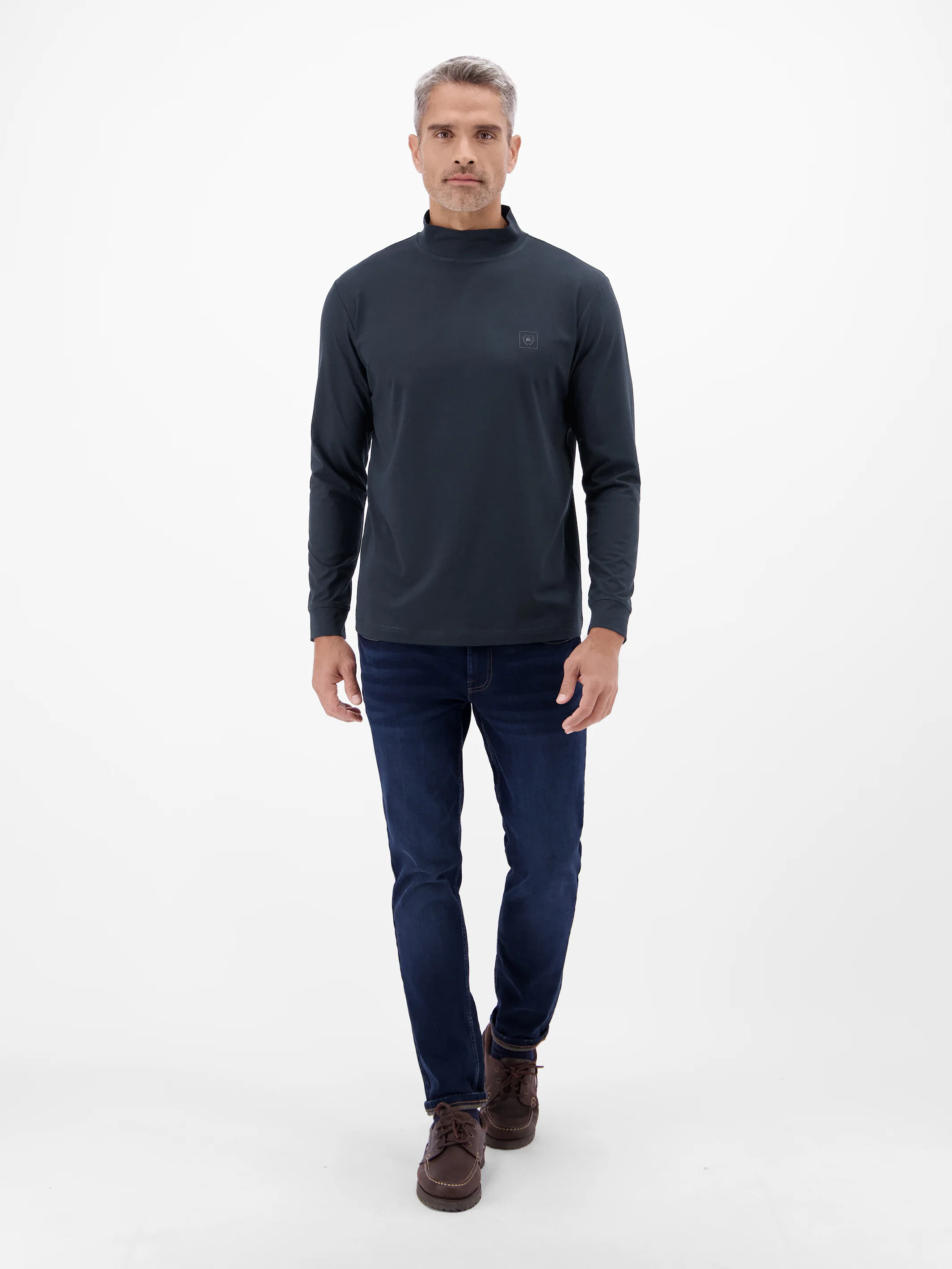 Herren-Shirt mit modischem Turtleneck - Image 4