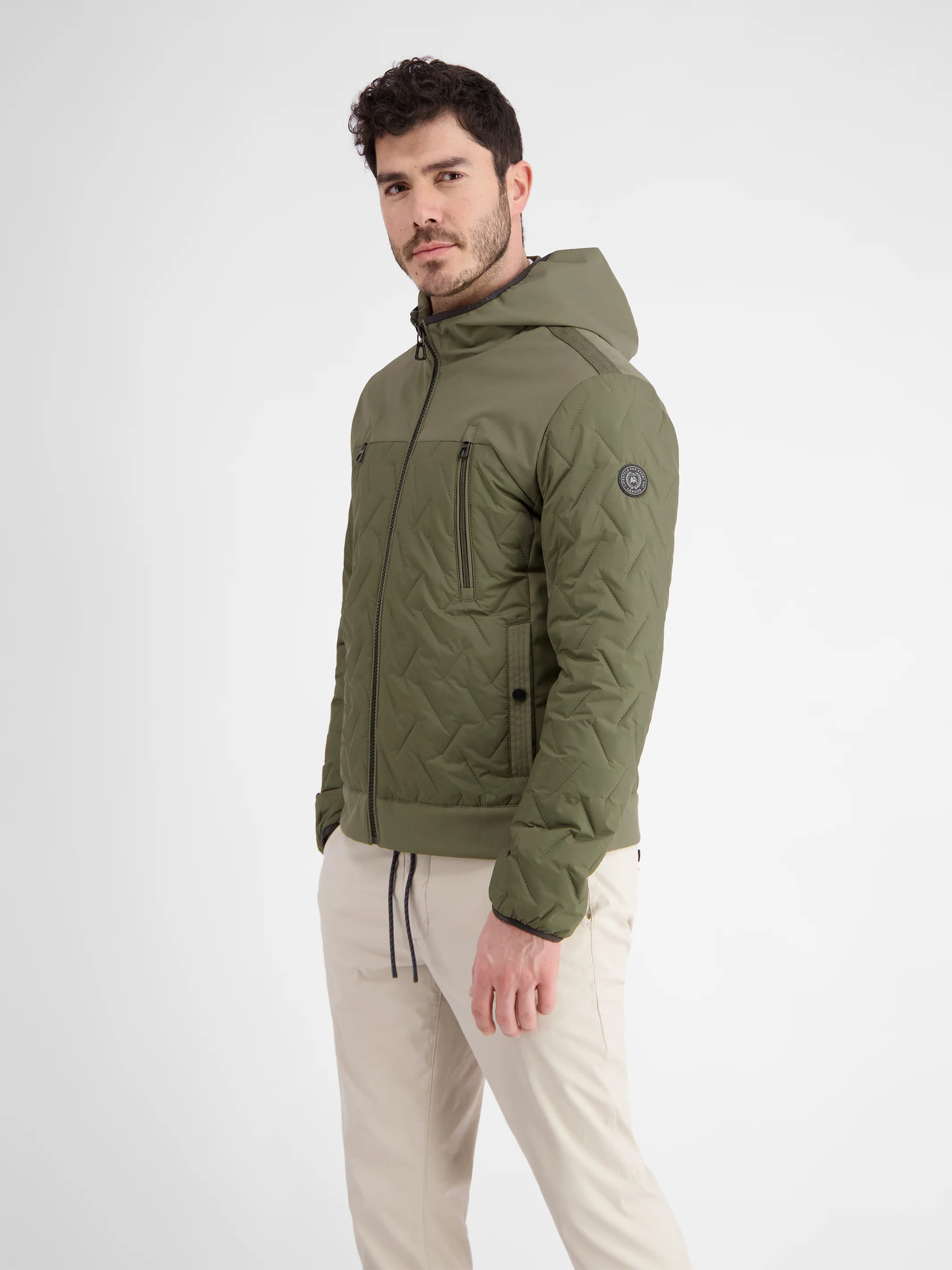 Herren Steppjacke mit Kapuze - Image 3