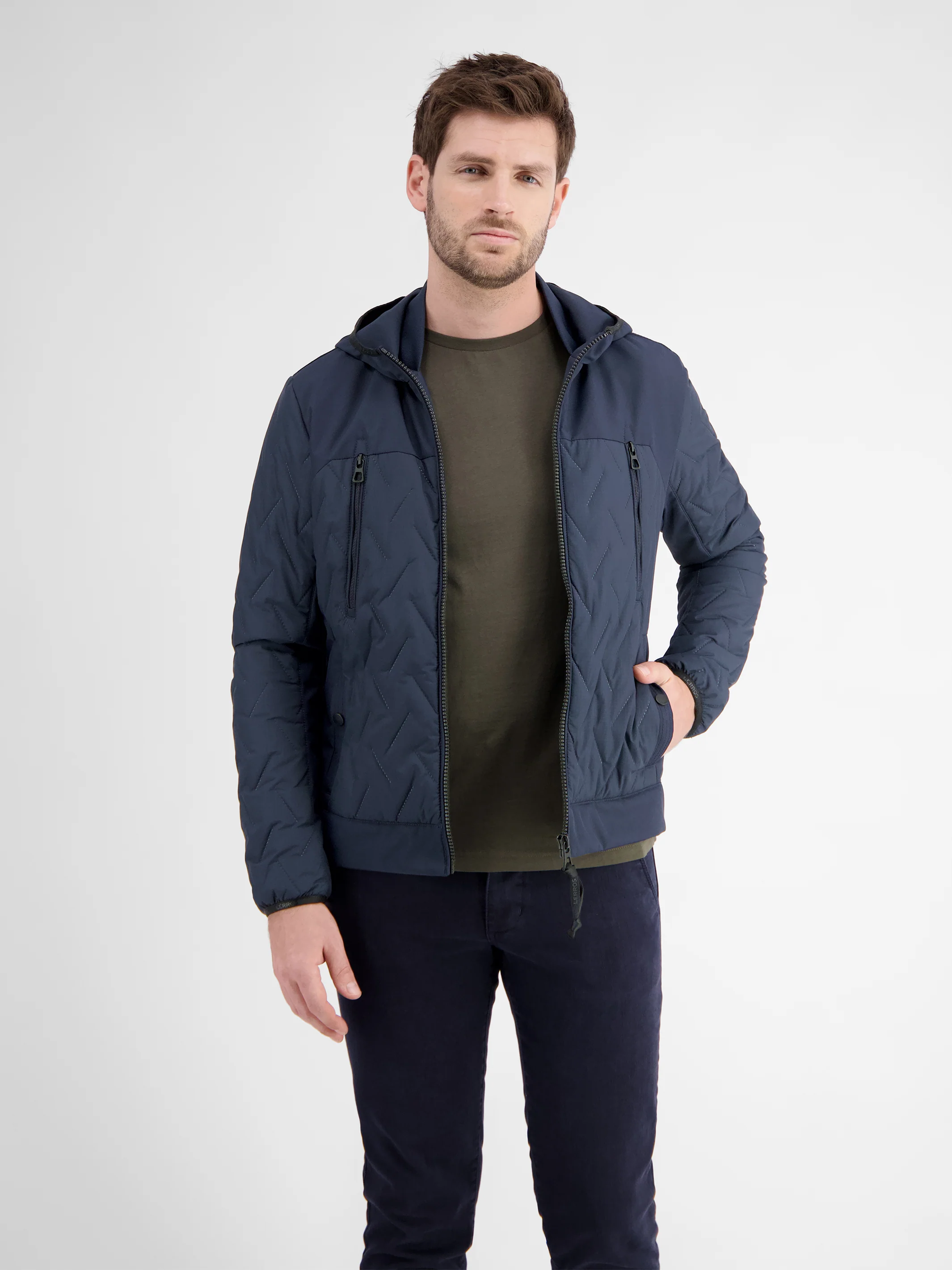 Herren Steppjacke mit Kapuze - Image 8