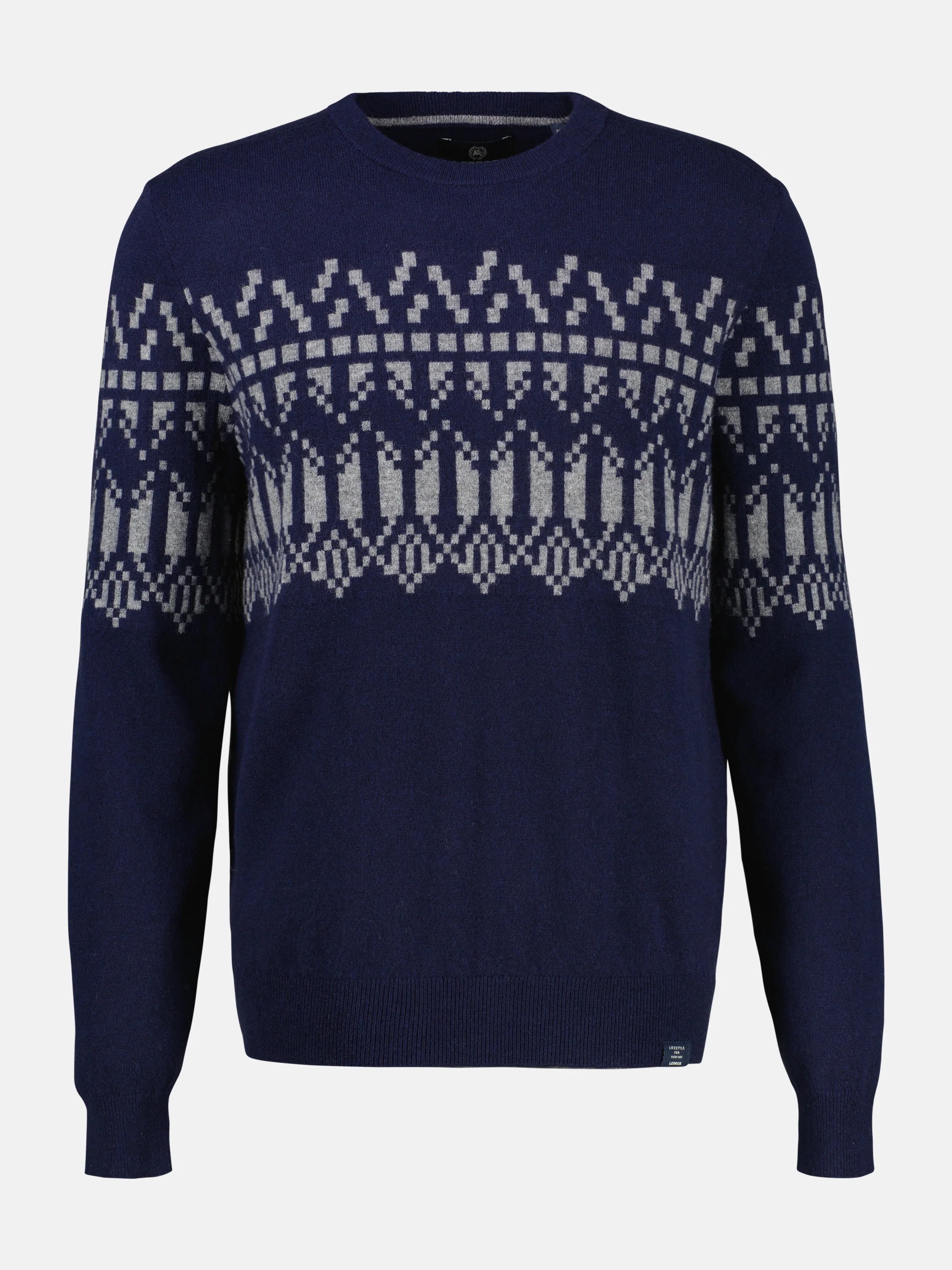 Herren Strickpullover aus Woll-Kaschmir-Mix, skandinavisch inspiriert - Image 15