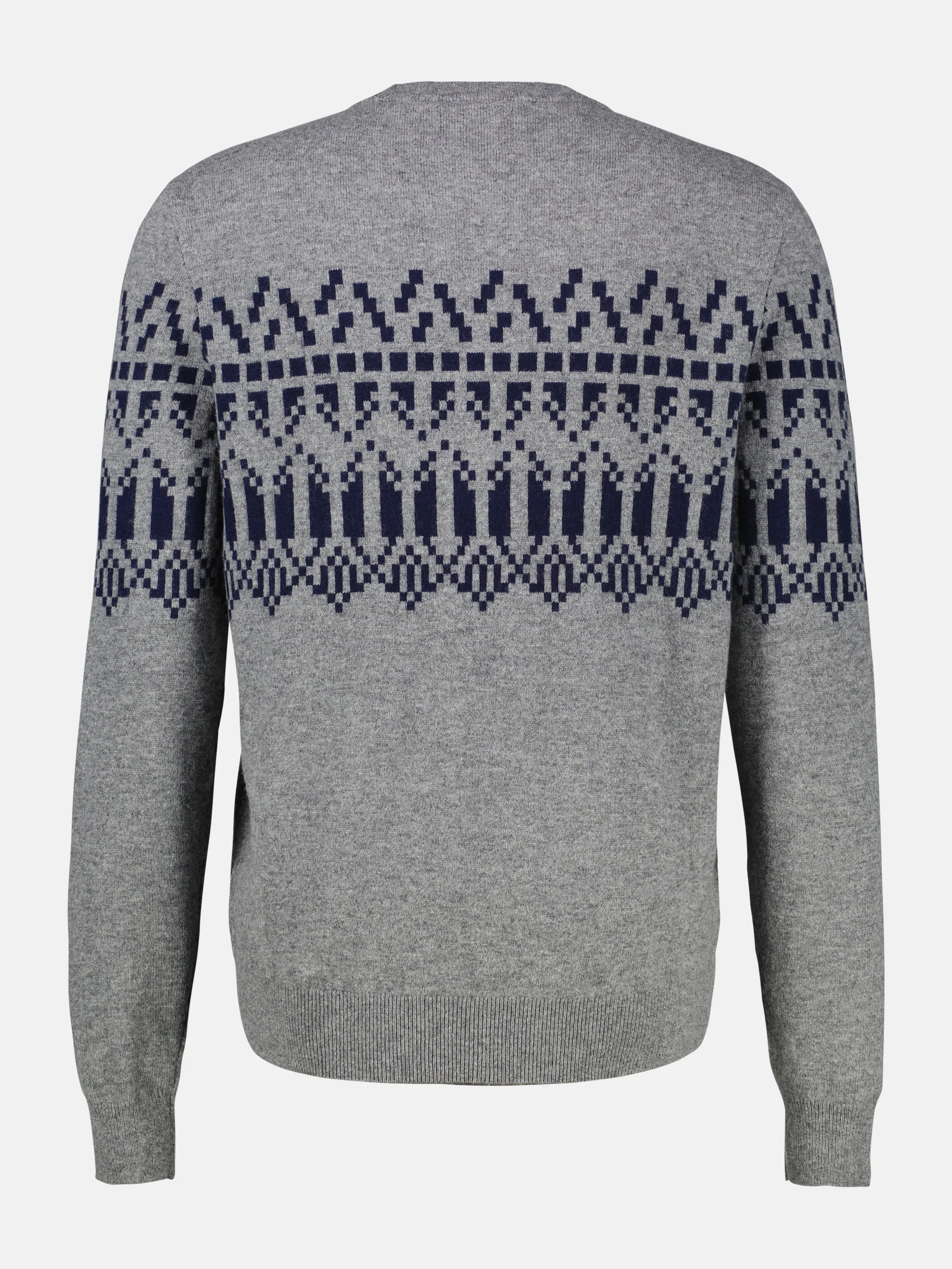 Herren Strickpullover aus Woll-Kaschmir-Mix, skandinavisch inspiriert - Image 9