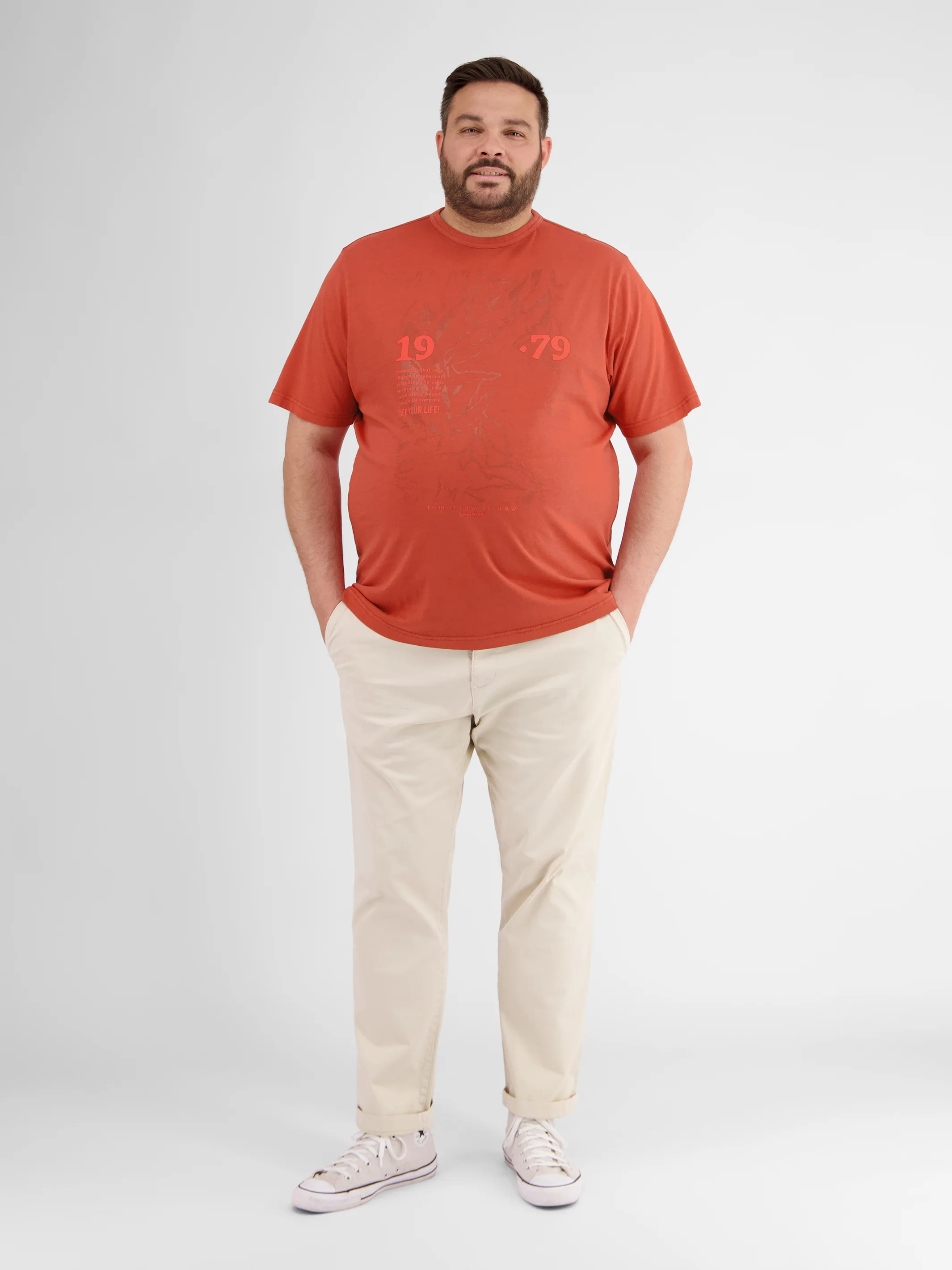 Herren-T-Shirt mit Brust-Print - Image 4
