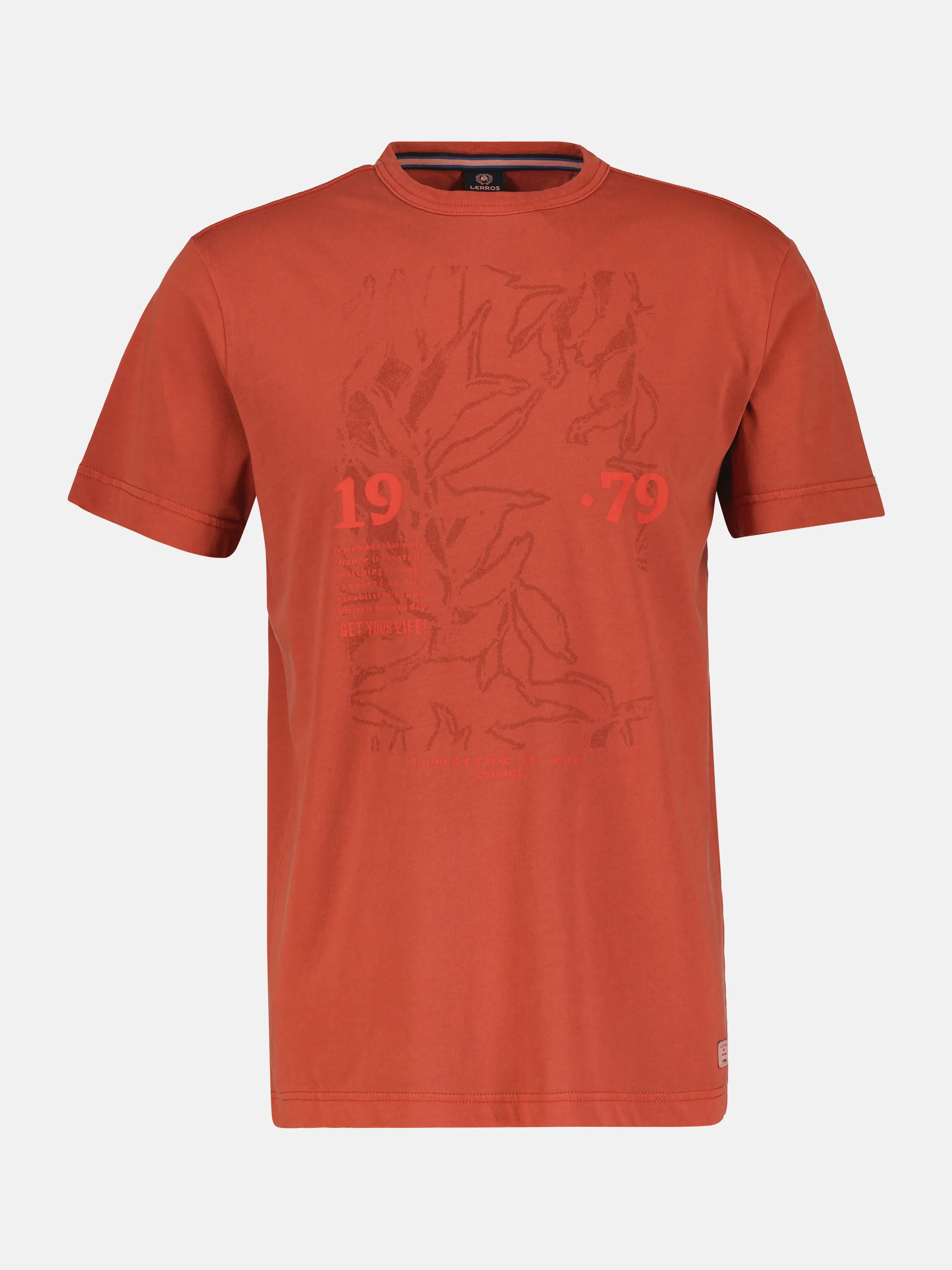 Herren-T-Shirt mit Brust-Print - Image 5