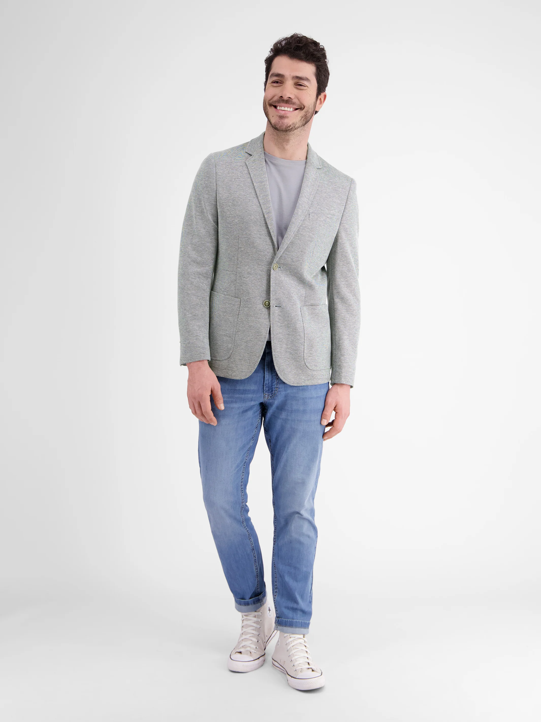 Blazer in dehnbarer Jerseyqualität - Image 4