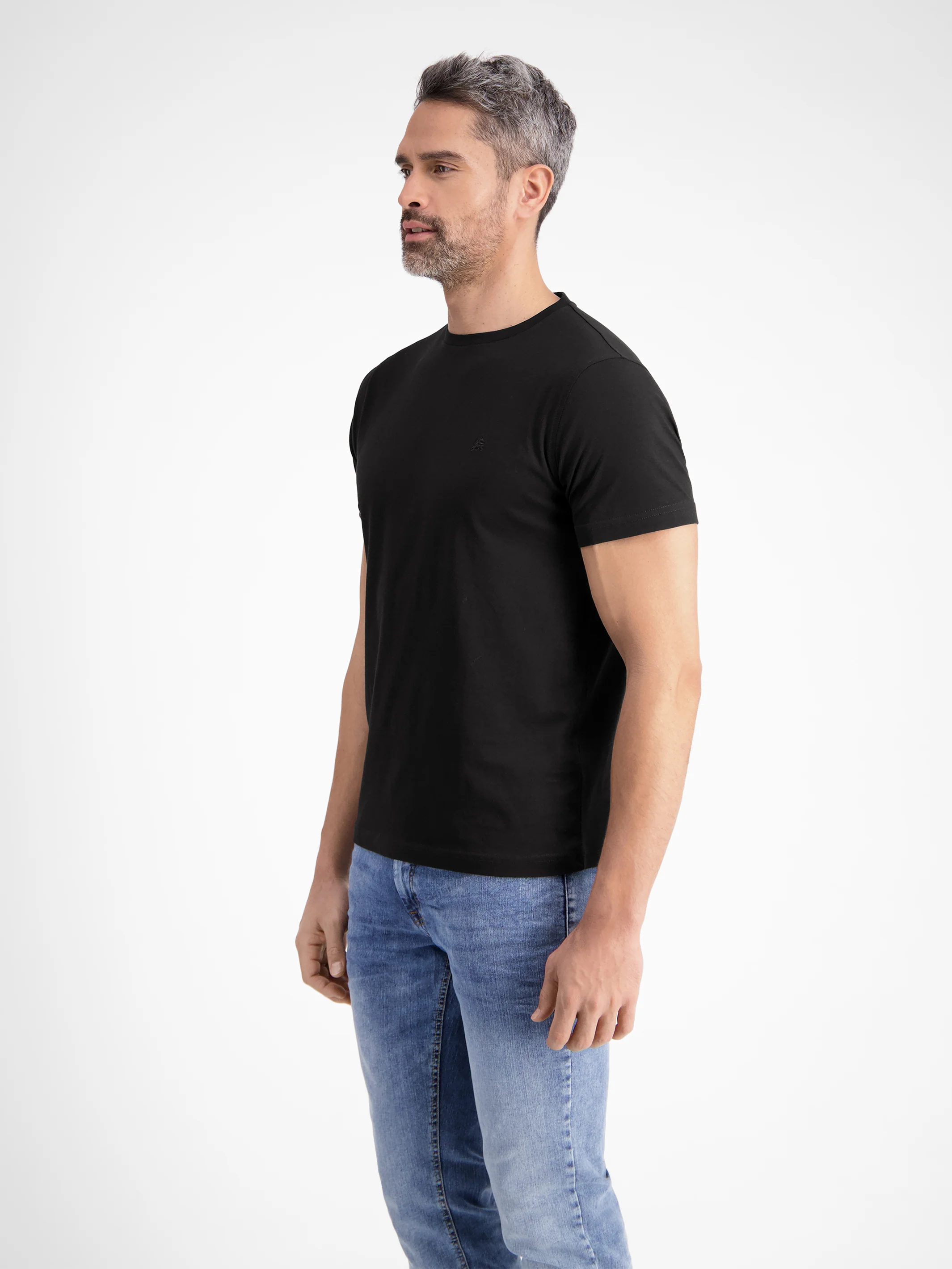 Klassisches Rundhals Herren T-Shirt - Image 3
